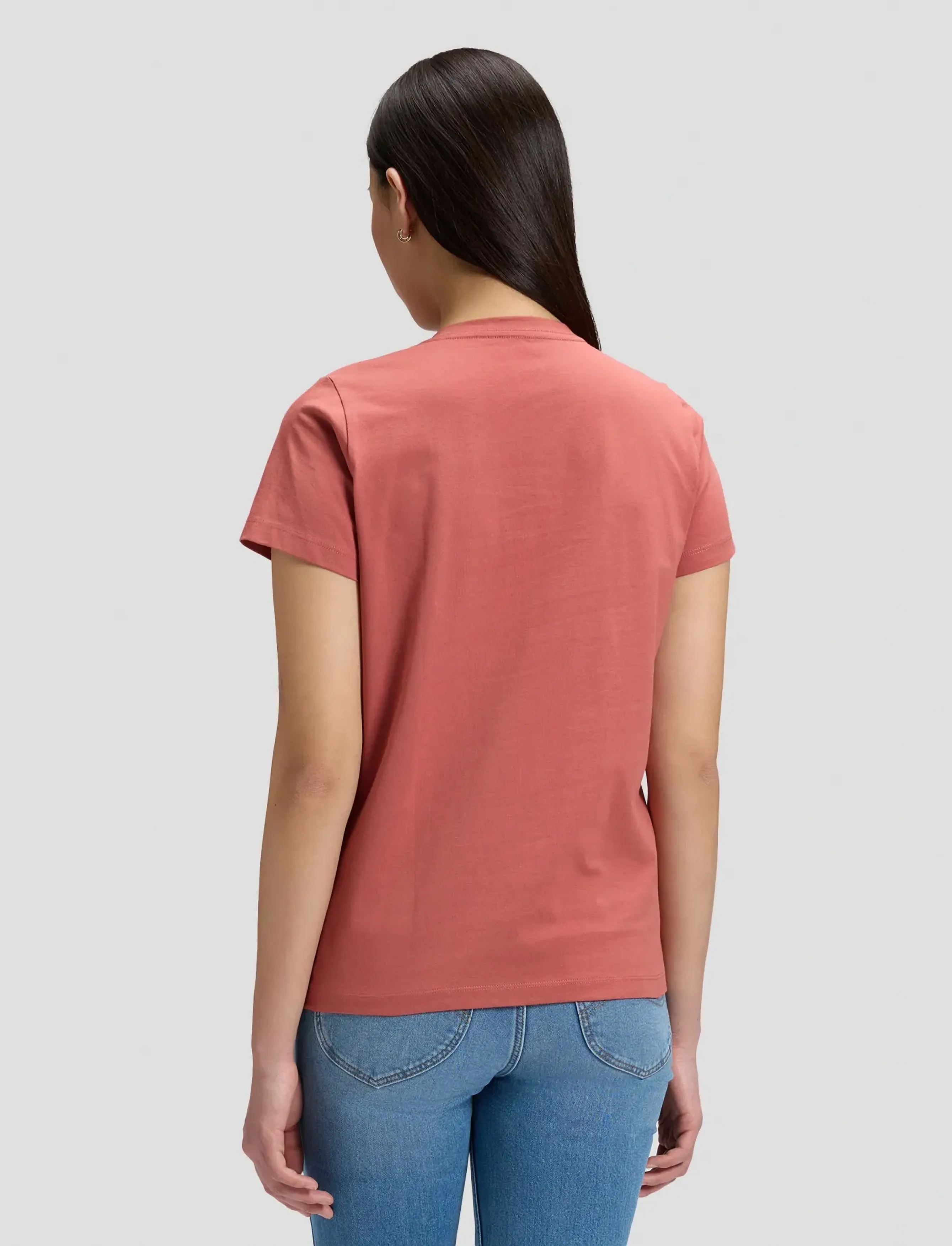 Lee Jeans - V NECK - t-shirts - cosme pink - 2