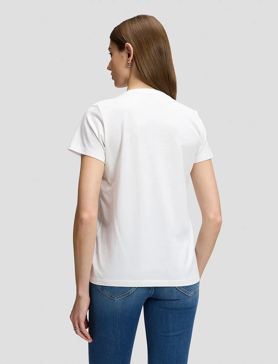 Lee Jeans - V NECK - t-shirts - ecru - 2