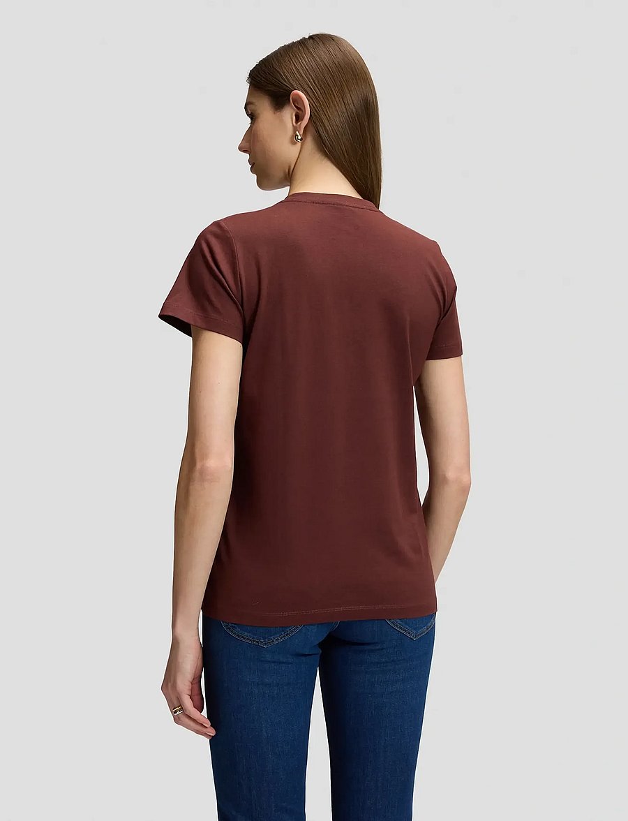 Lee Jeans - V NECK - t-shirts - velvet beet - 2
