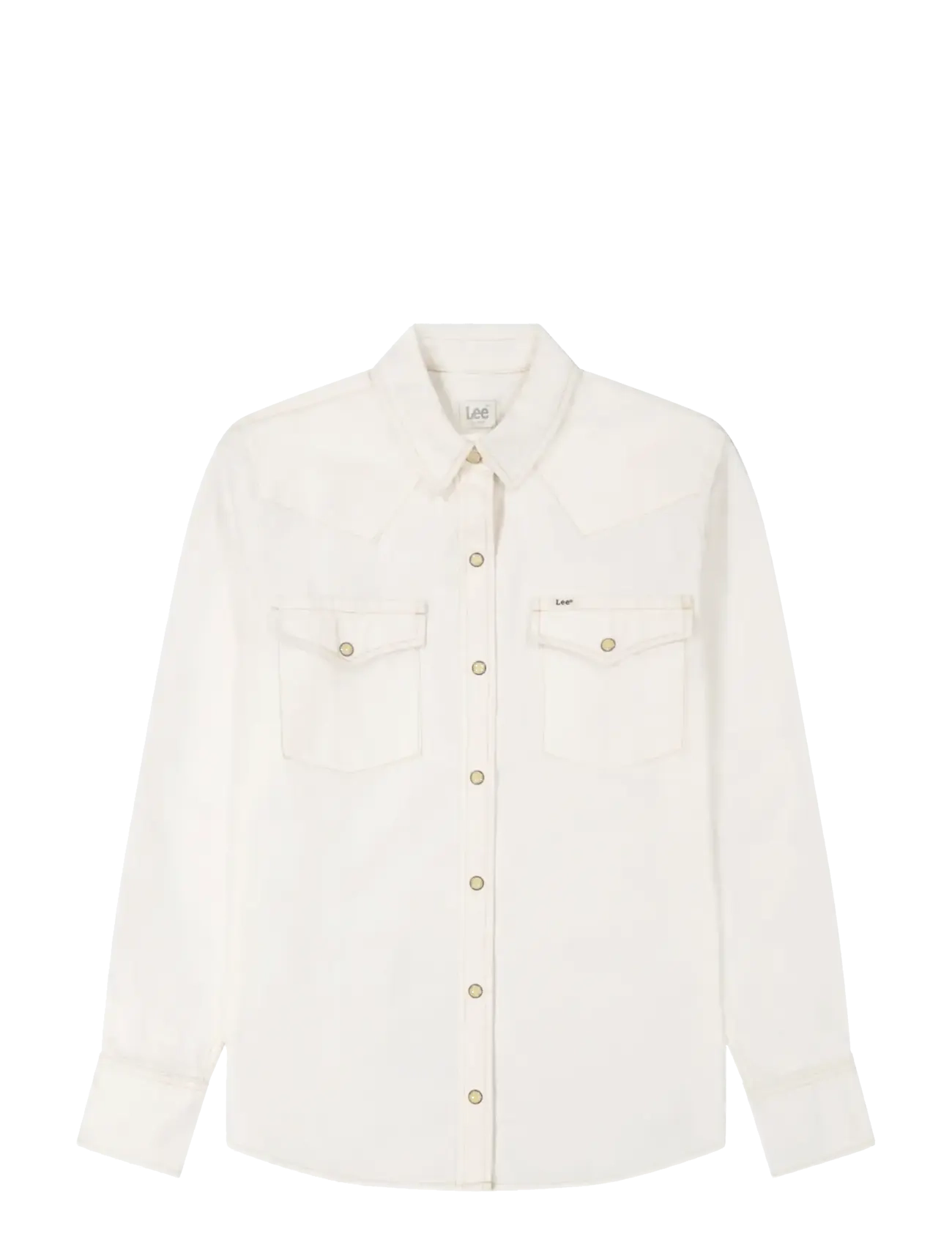 Lee Jeans REGULAR WESTERN SHIRT - Riided - WINTER LIGHT / white