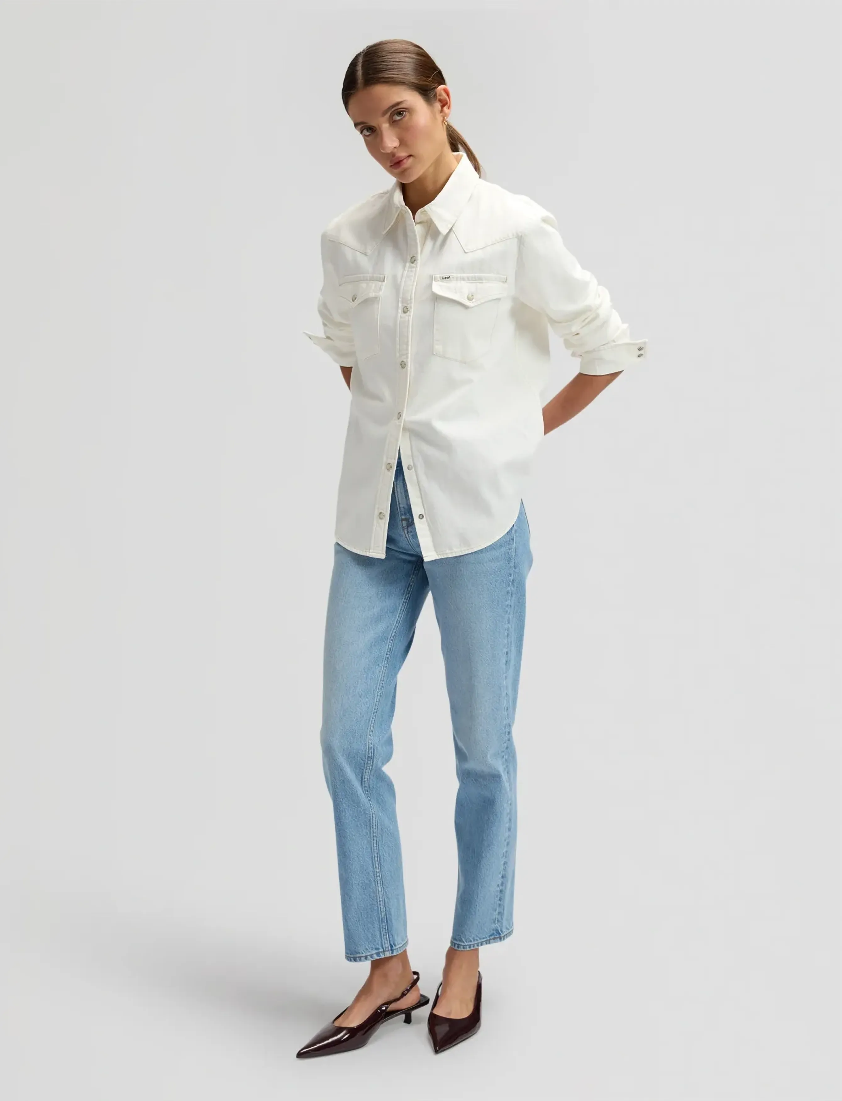 Lee Jeans - REGULAR WESTERN SHIRT - denimskjorter - winter light - 3