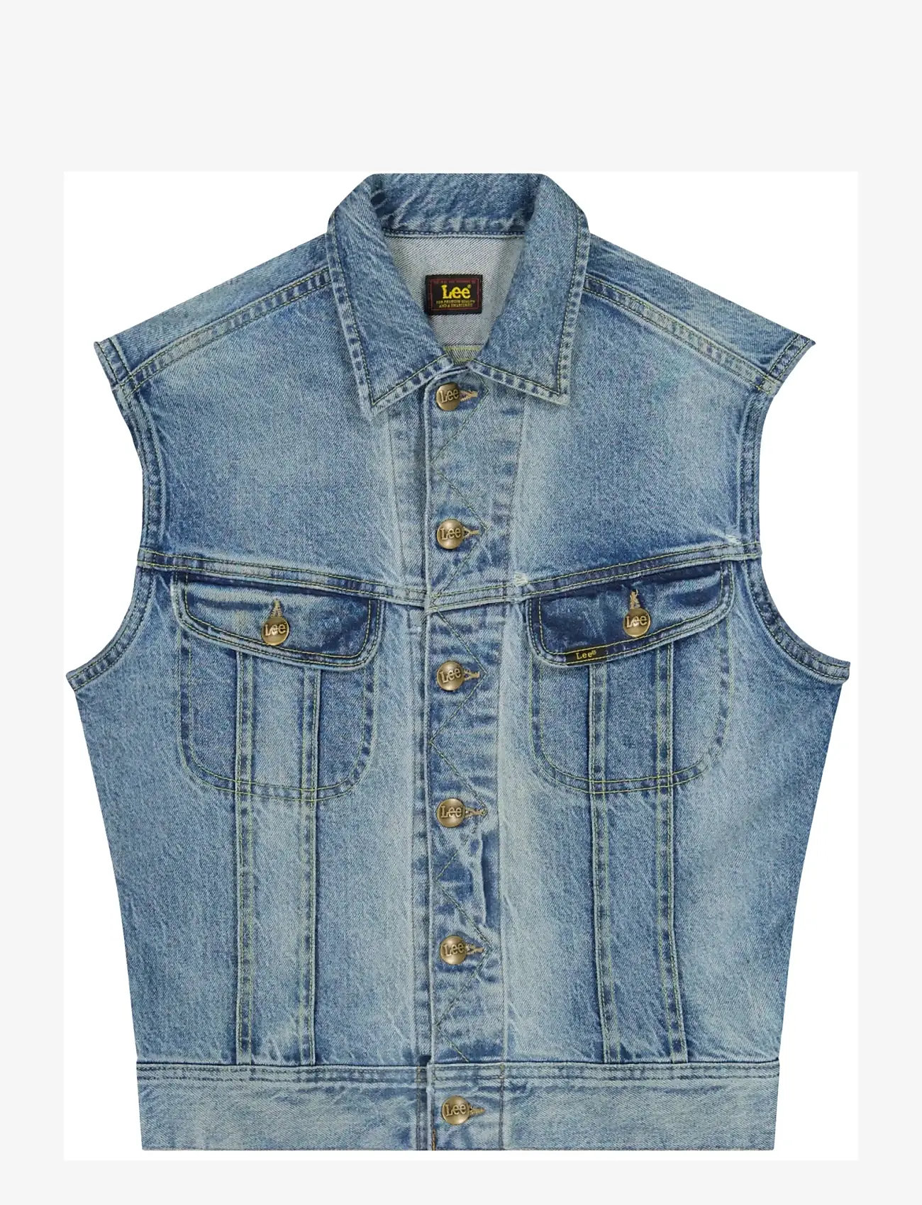 Lee Jeans - RIDER VEST - denimveste - serene shade - 1