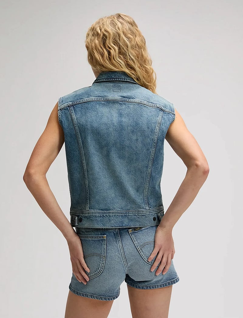 Lee Jeans - RIDER VEST - denimveste - serene shade - 3