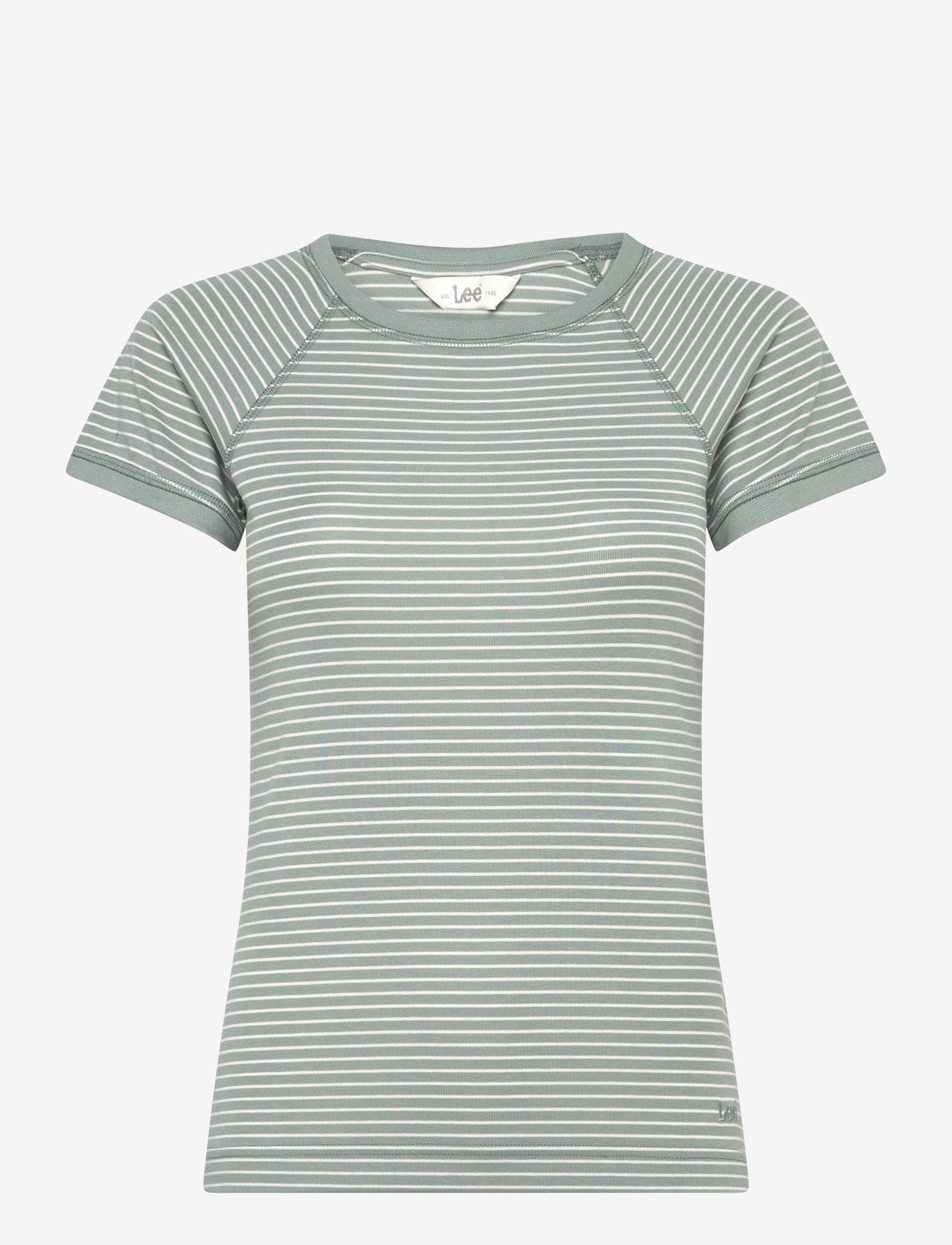 Lee Jeans - BABY TEE - lühikeste varrukatega t-särgid - desert sage stripe - 1