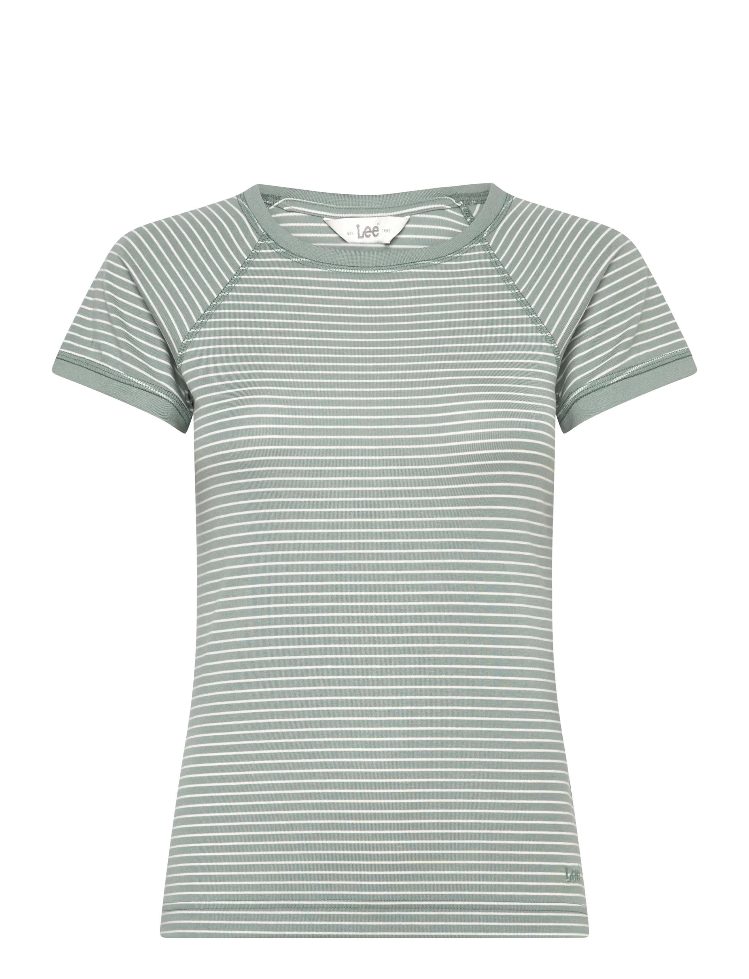 Lee Jeans BABY TEE - Põhitooted - DESERT SAGE STRIPE / white