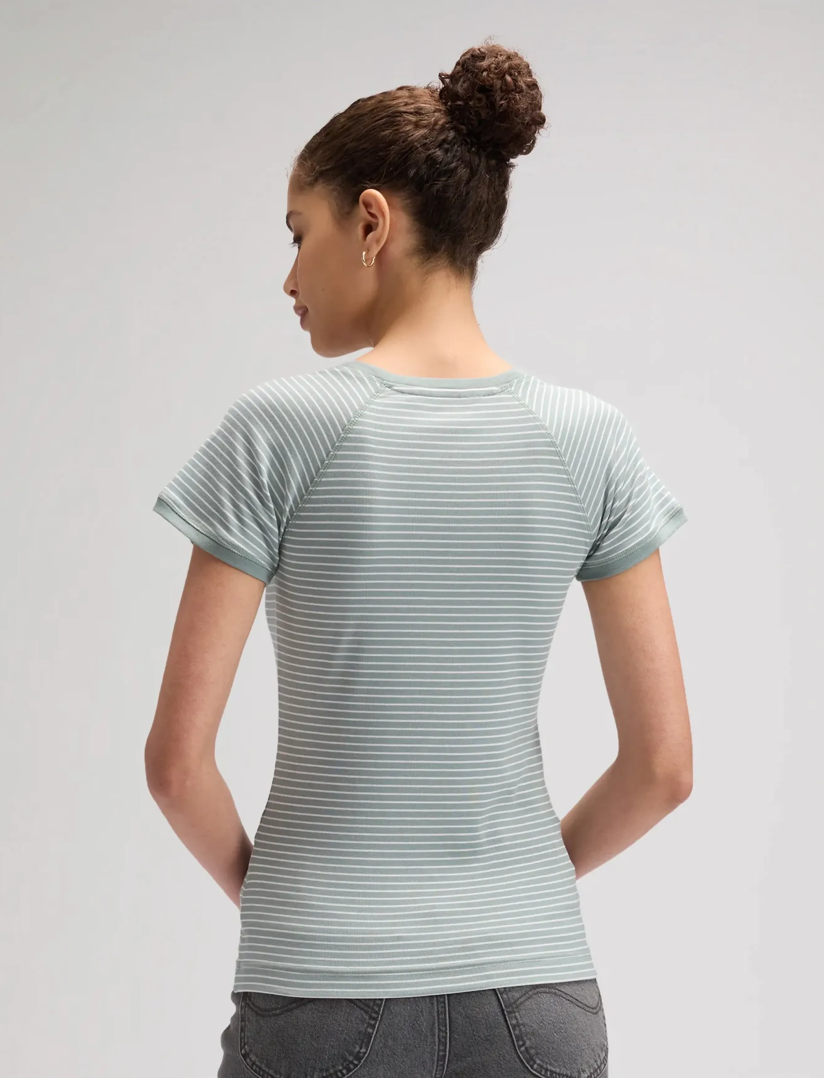 Lee Jeans - BABY TEE - t-krekli ar īsām piedurknēm - desert sage stripe - 3