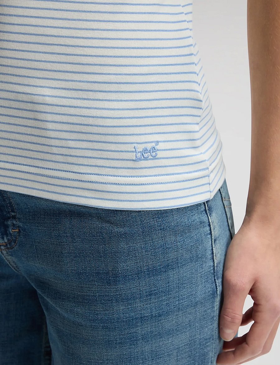Lee Jeans - BABY TEE - t-shirts - halogen stripe - 5
