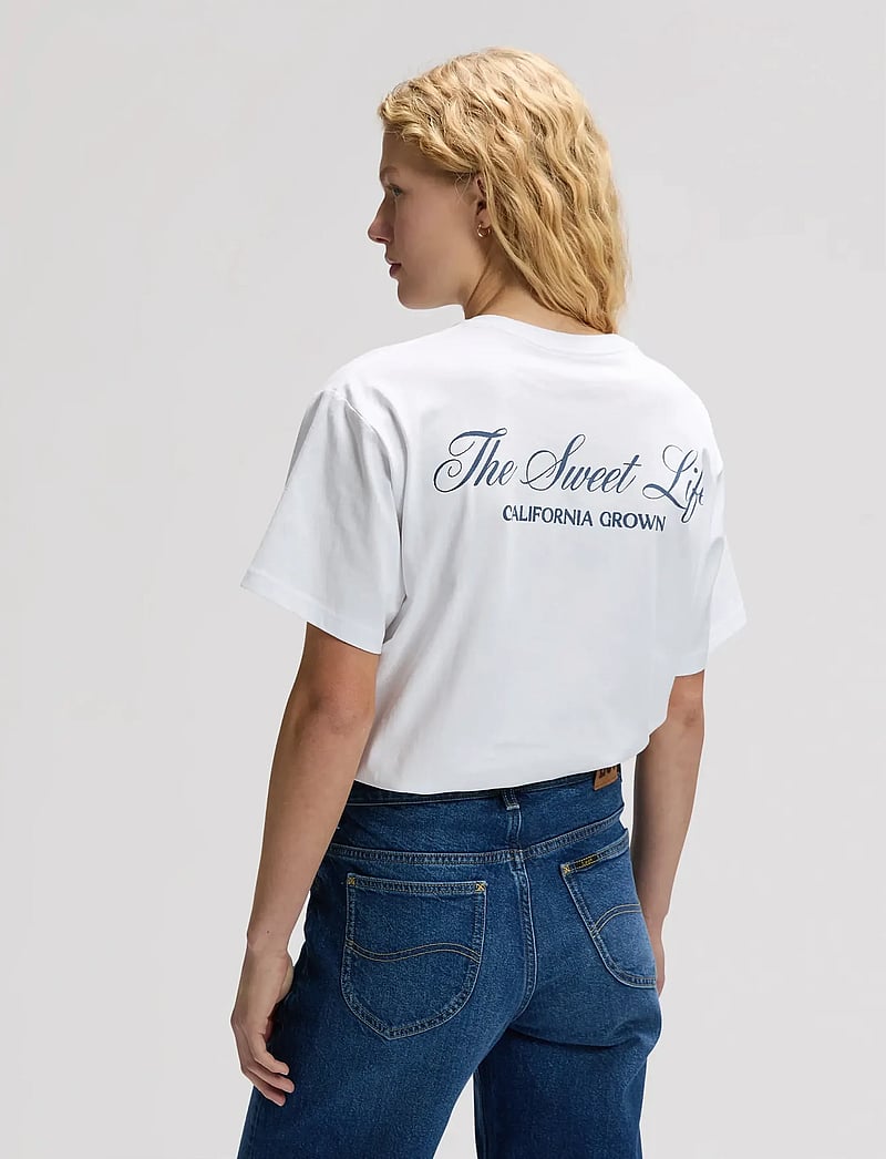 Lee Jeans - MODERN MAKER TEE - t-shirts - bright white - 0