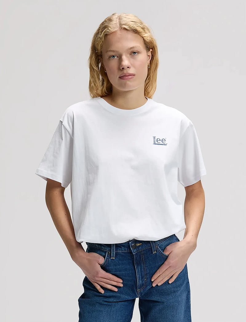 Lee Jeans - MODERN MAKER TEE - t-shirts - bright white - 3