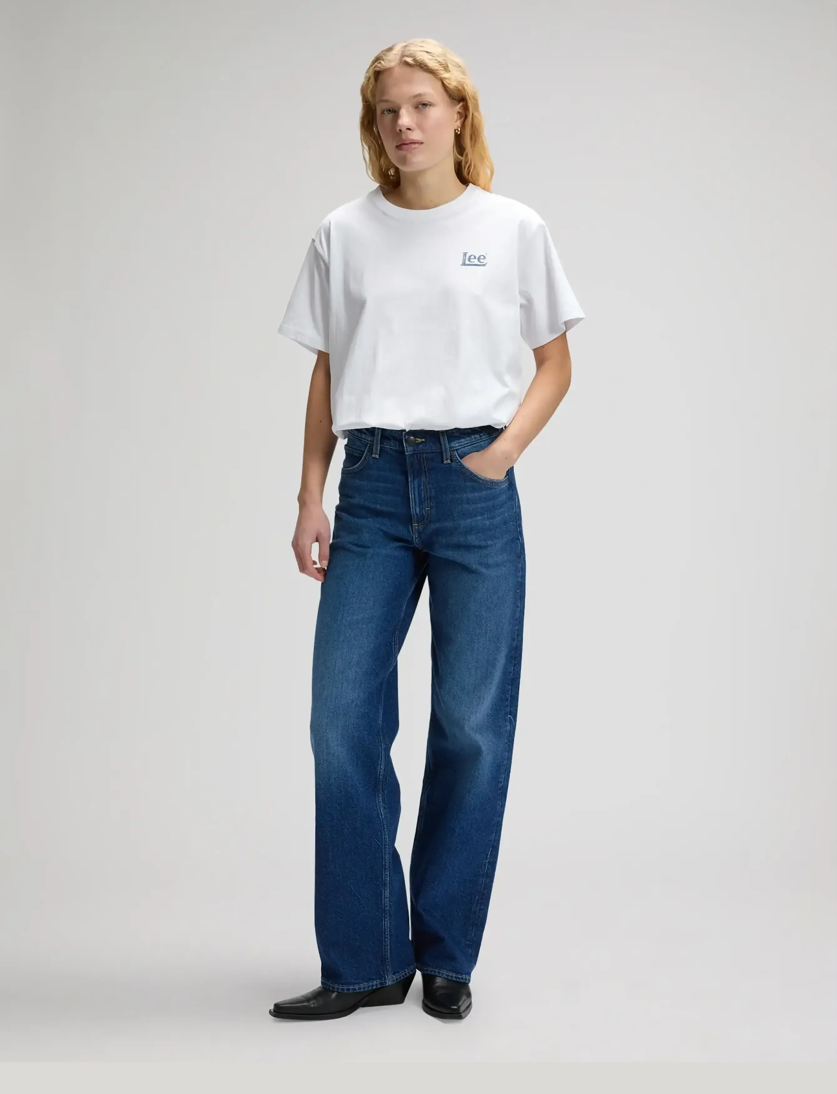 Lee Jeans - MODERN MAKER TEE - die niedrigsten preise - bright white - 4