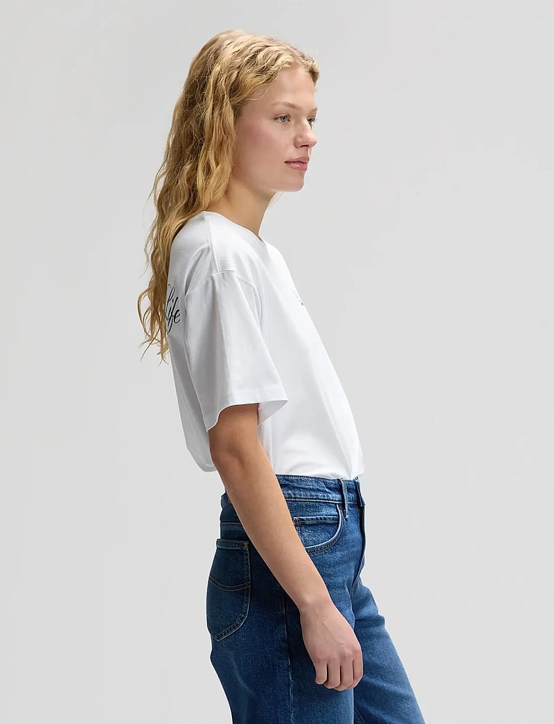 Lee Jeans - MODERN MAKER TEE - t-shirts - bright white - 5