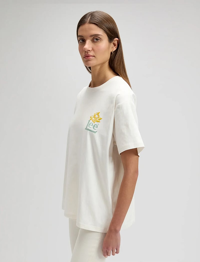 Lee Jeans - MODERN MAKER TEE - t-shirts - ecru - 5