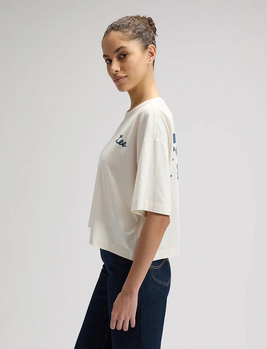 Lee Jeans - GOOD DAY LEE - crop tops - ecru - 5