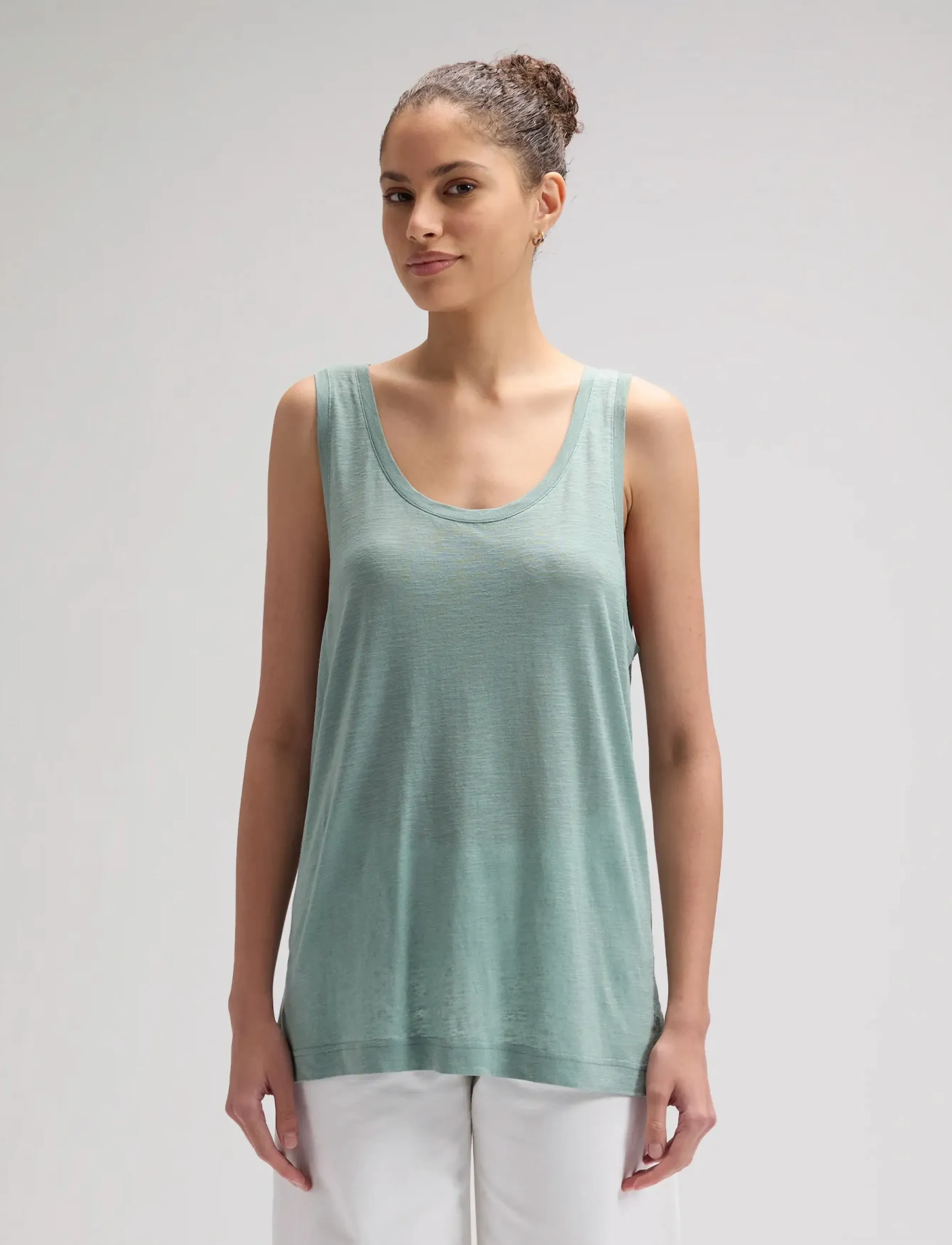 Lee Jeans TANK TOP - Blusen & Hemden - DESERT SAGE / green
