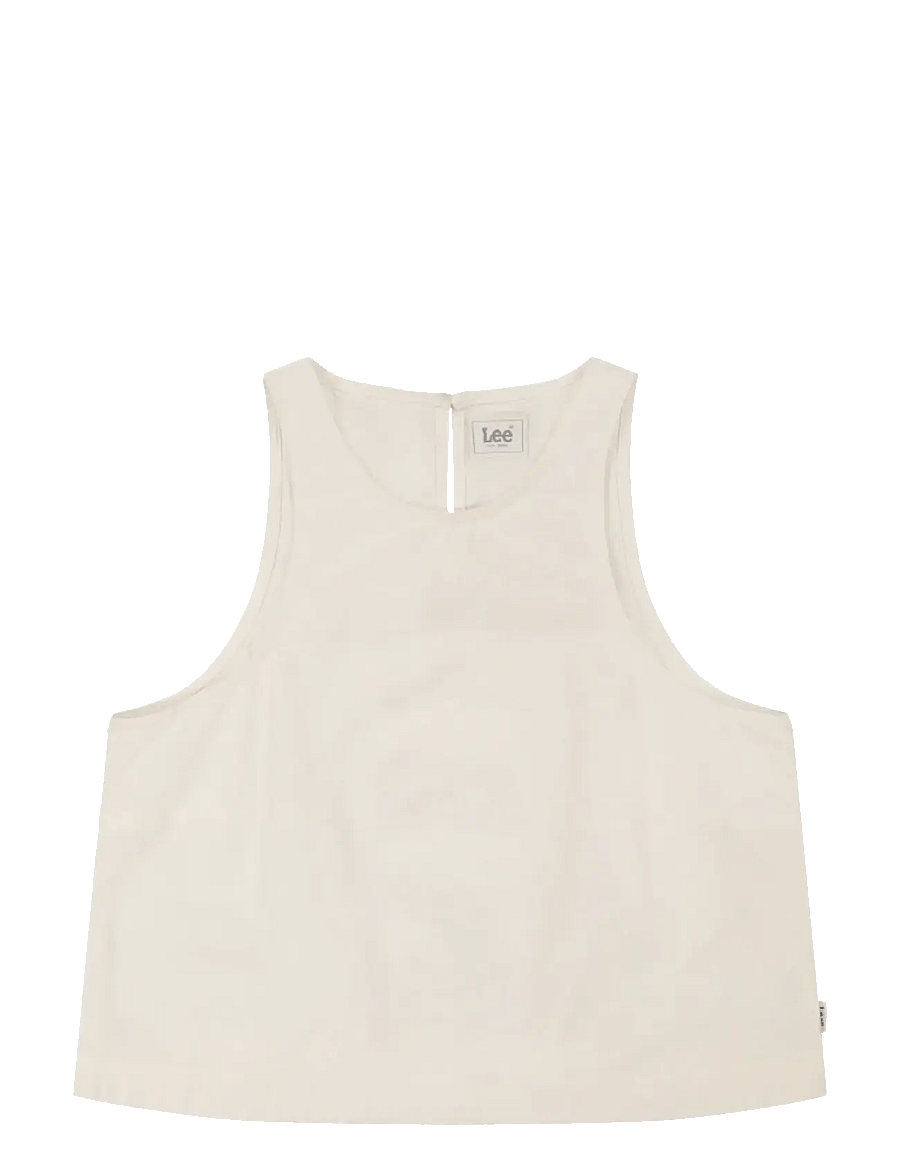 Lee Jeans - BOXY SLEEVELESS TOP - Īsi topi - natural - 1