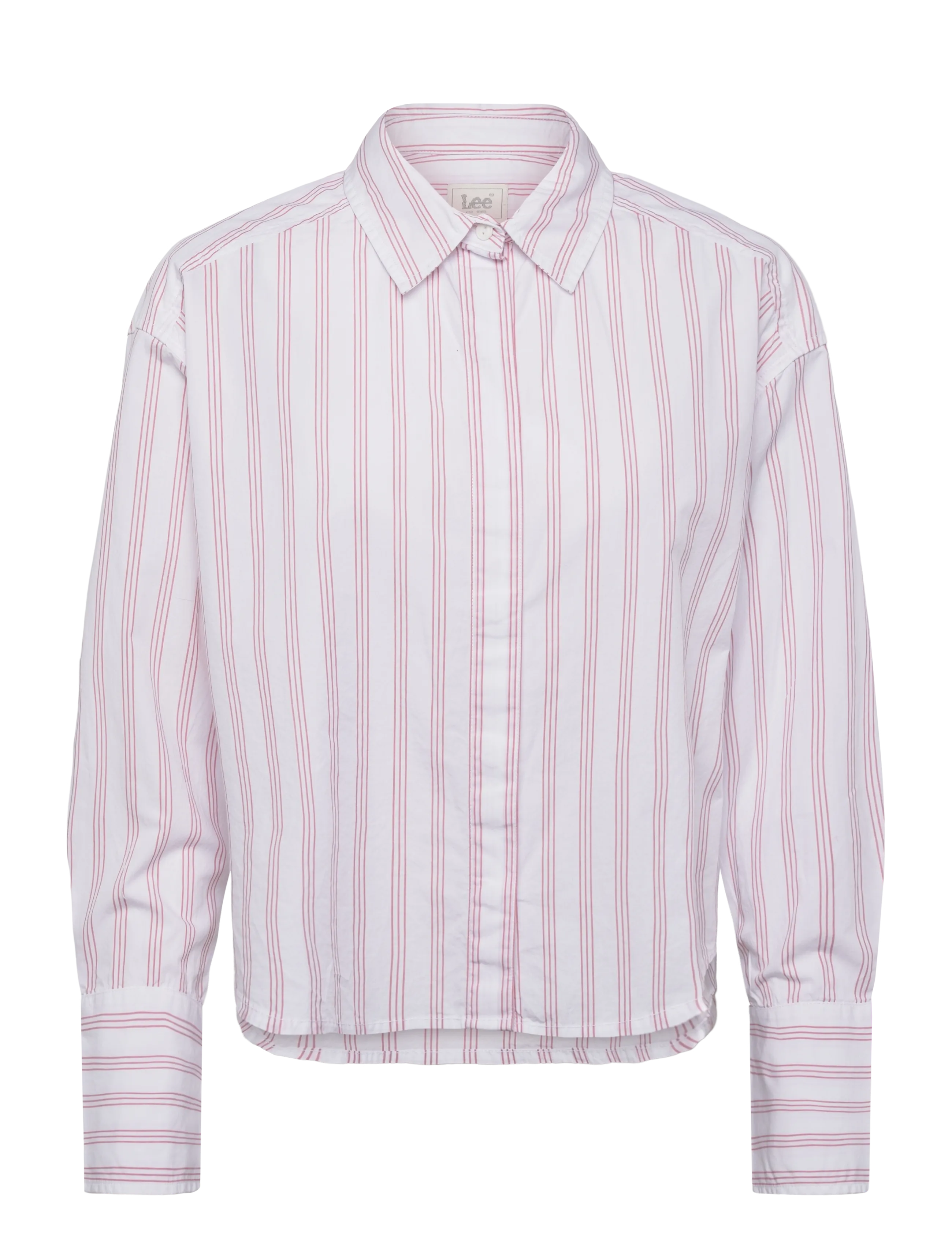 Lee Jeans CUFFED SHIRT - Transitional Layering - MALLORY STRIPE / white