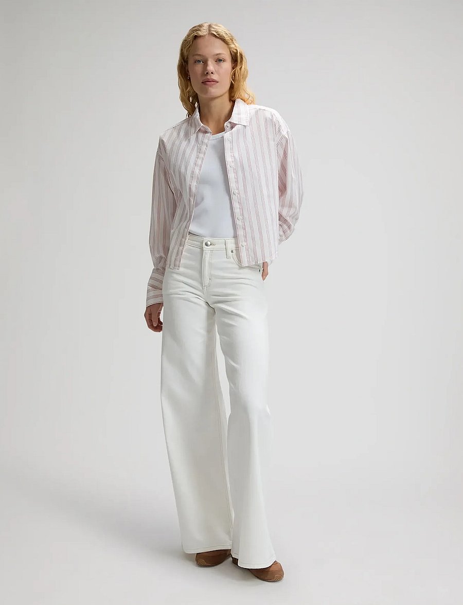 Lee Jeans - CUFFED SHIRT - långärmade skjortor - mallory stripe - 4