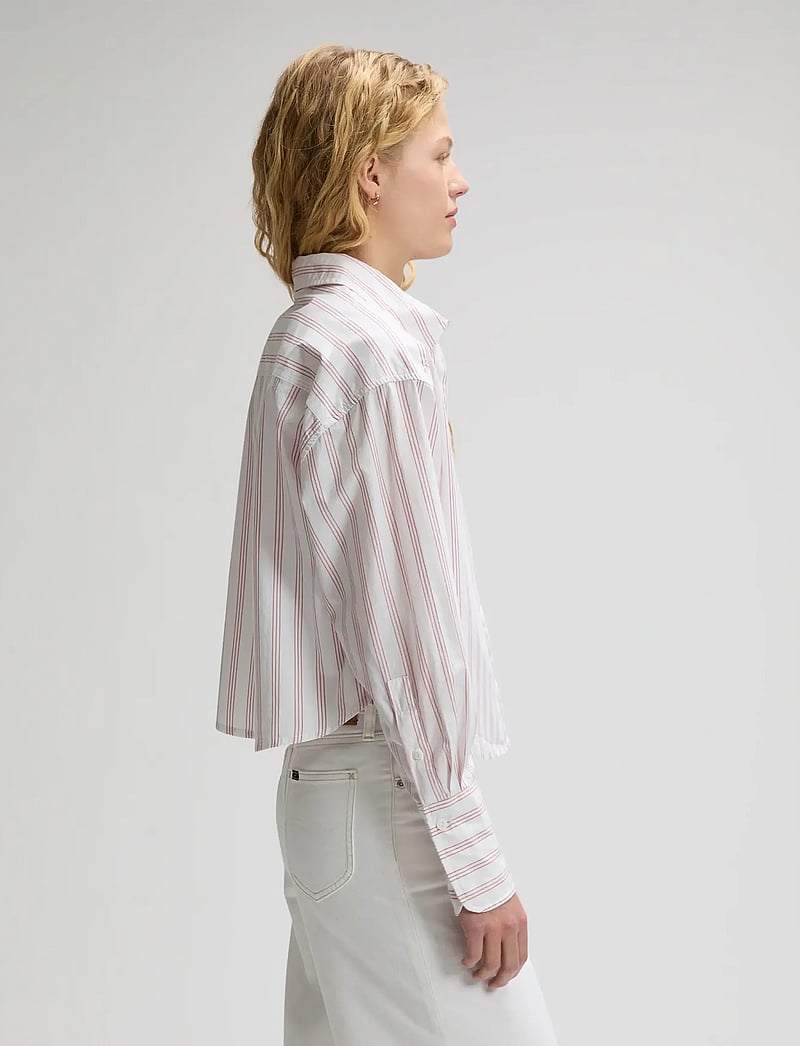 Lee Jeans - CUFFED SHIRT - pikkade varrukatega särgid - mallory stripe - 5