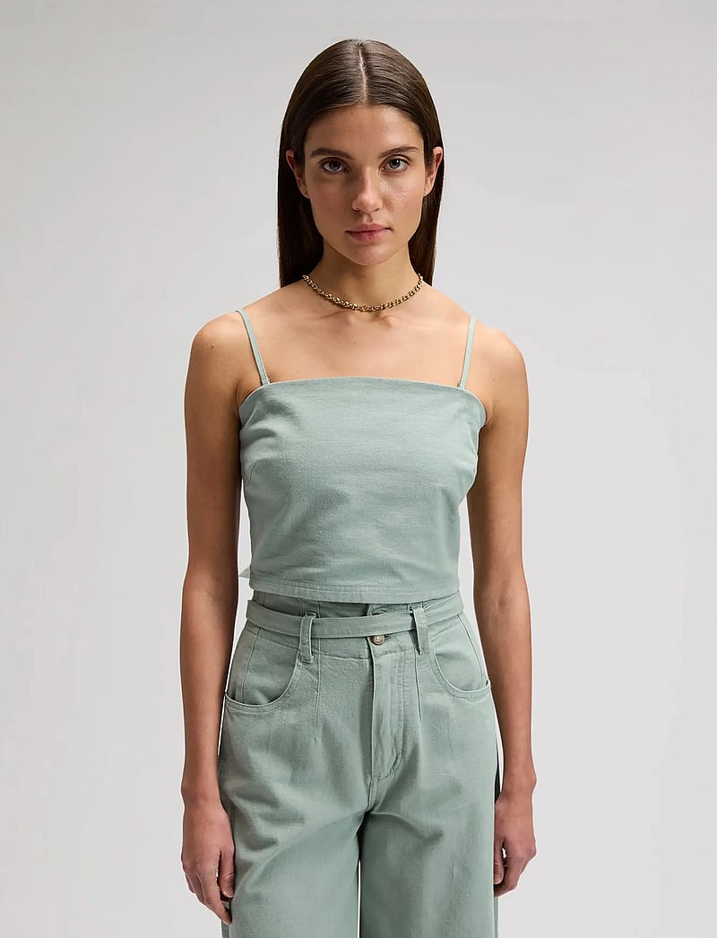 Lee Jeans - STRAPPY TANK - crop tops - desert sage - 0