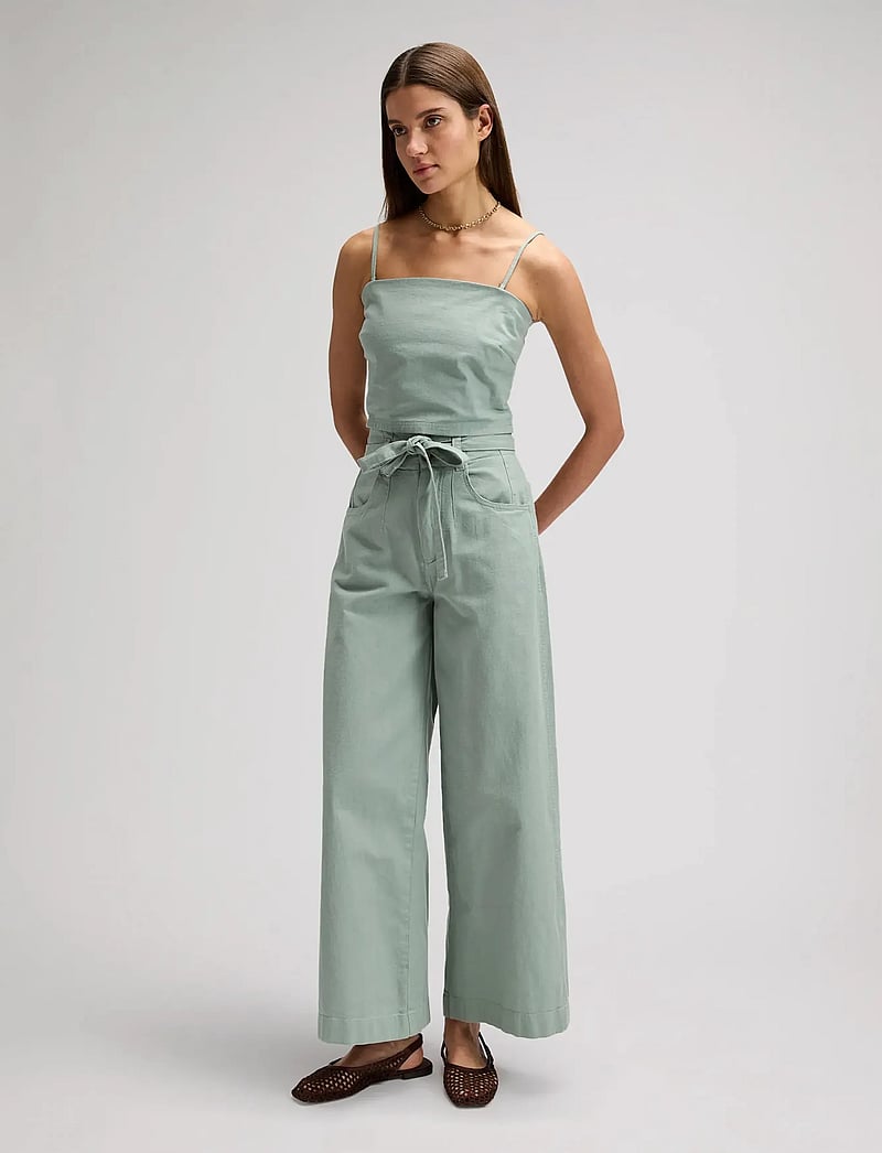 Lee Jeans - STRAPPY TANK - crop tops - desert sage - 4