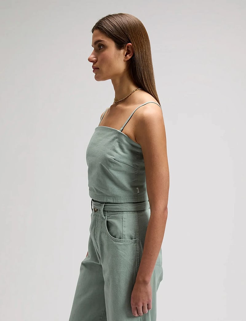 Lee Jeans - STRAPPY TANK - crop tops - desert sage - 5