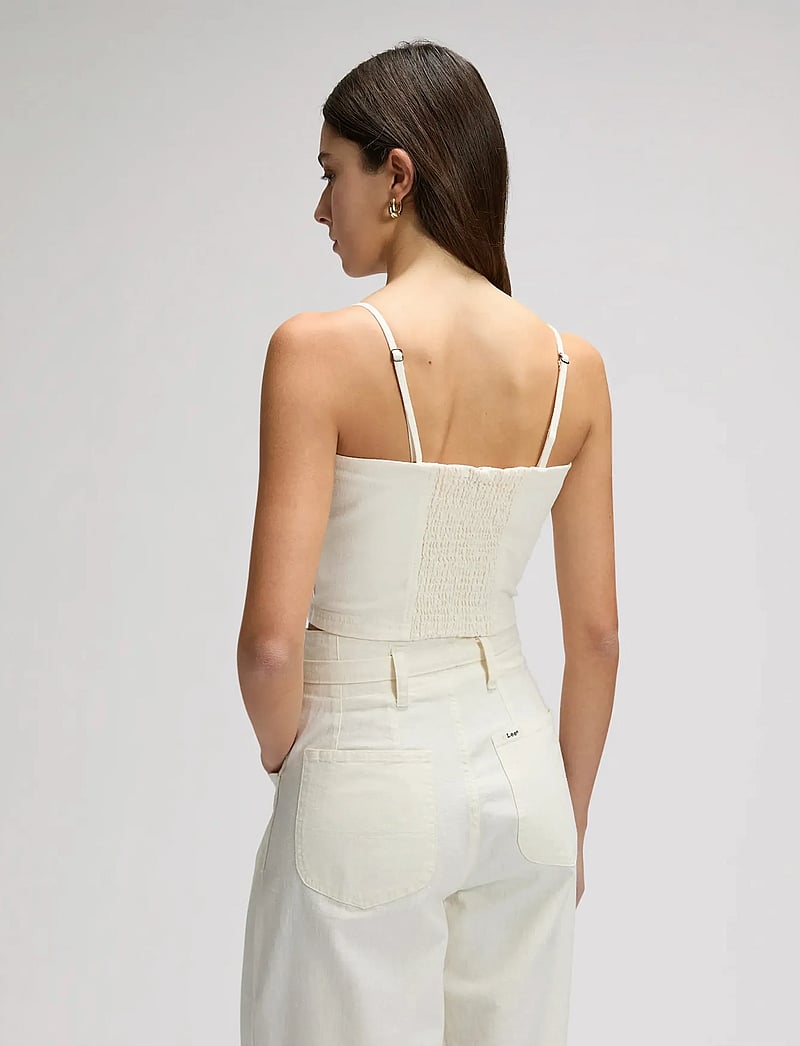 Lee Jeans - STRAPPY TANK - crop tops - natural - 3