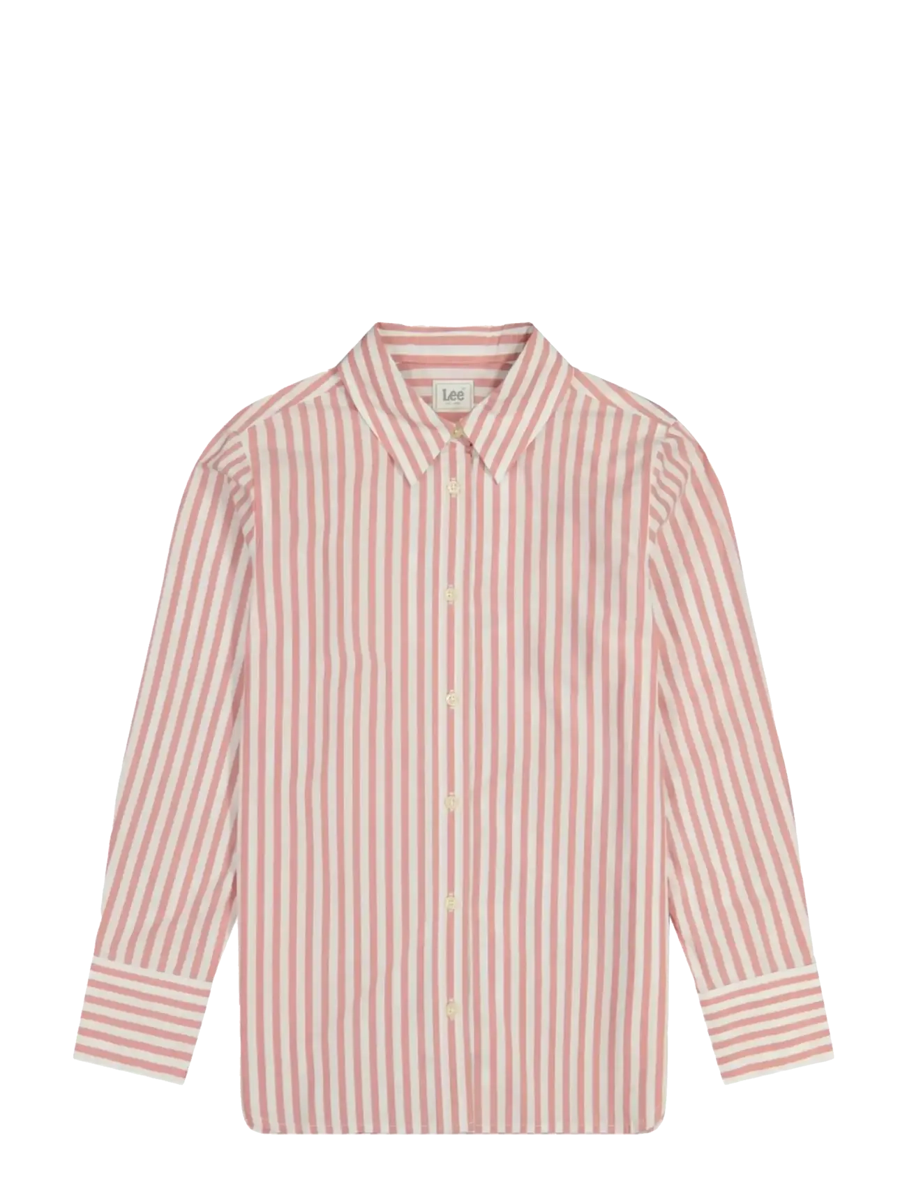 Lee Jeans CLASSIC SHIRT - Lee Jeans - MALLORY STRIPE / pink/rose