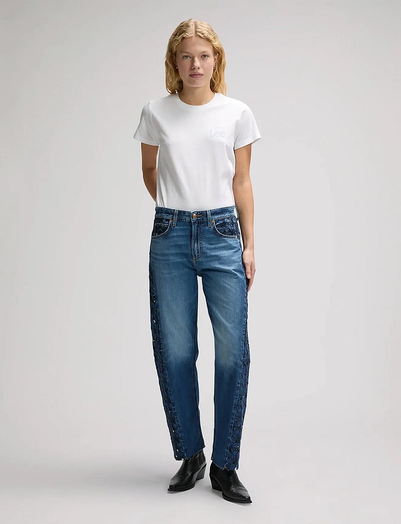 Lee Jeans - RIDER BARREL - barrel jeans - blue royalty - 4