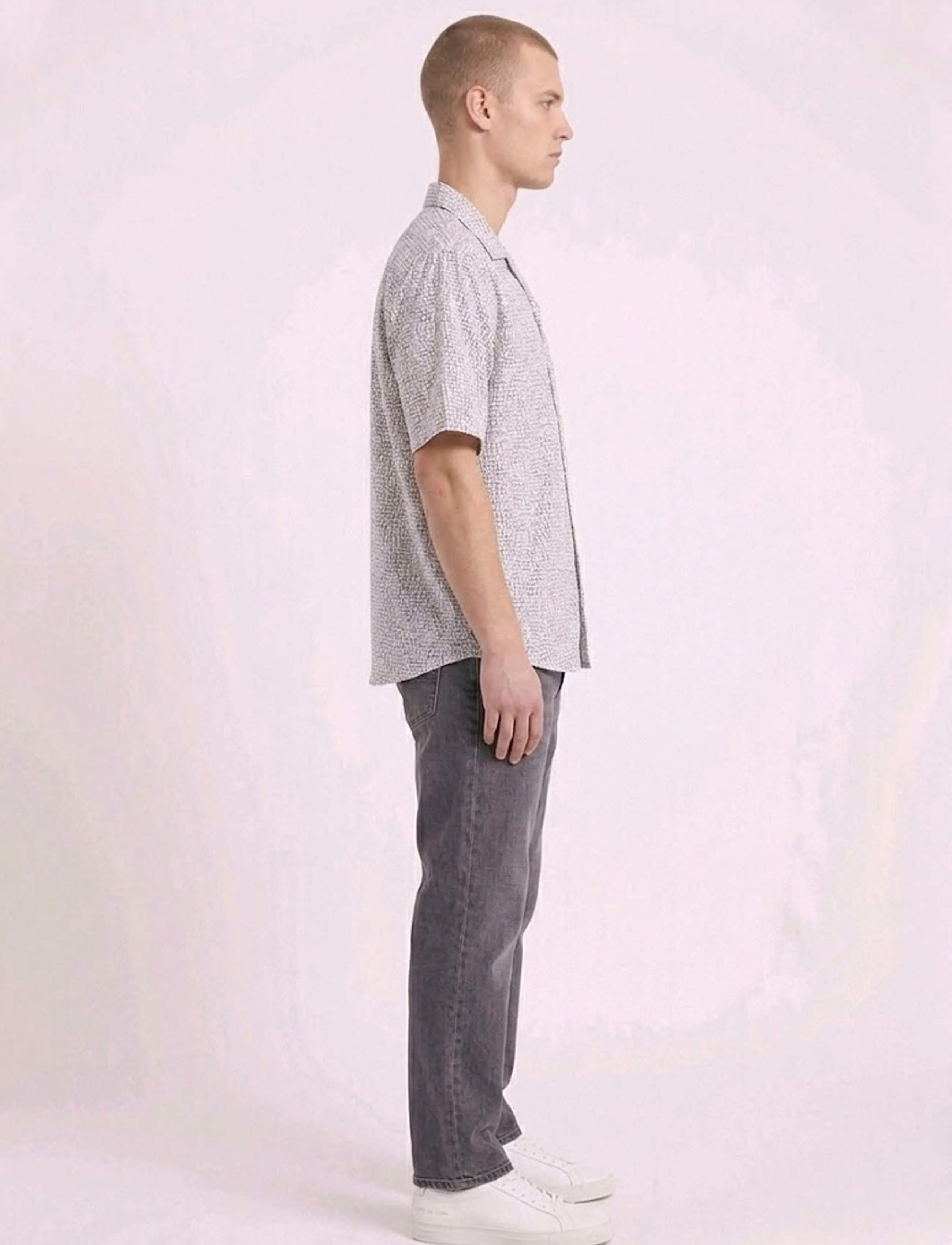 Legends - Sean Cube Print Cuba SS Shirt - laveste priser - white - 3