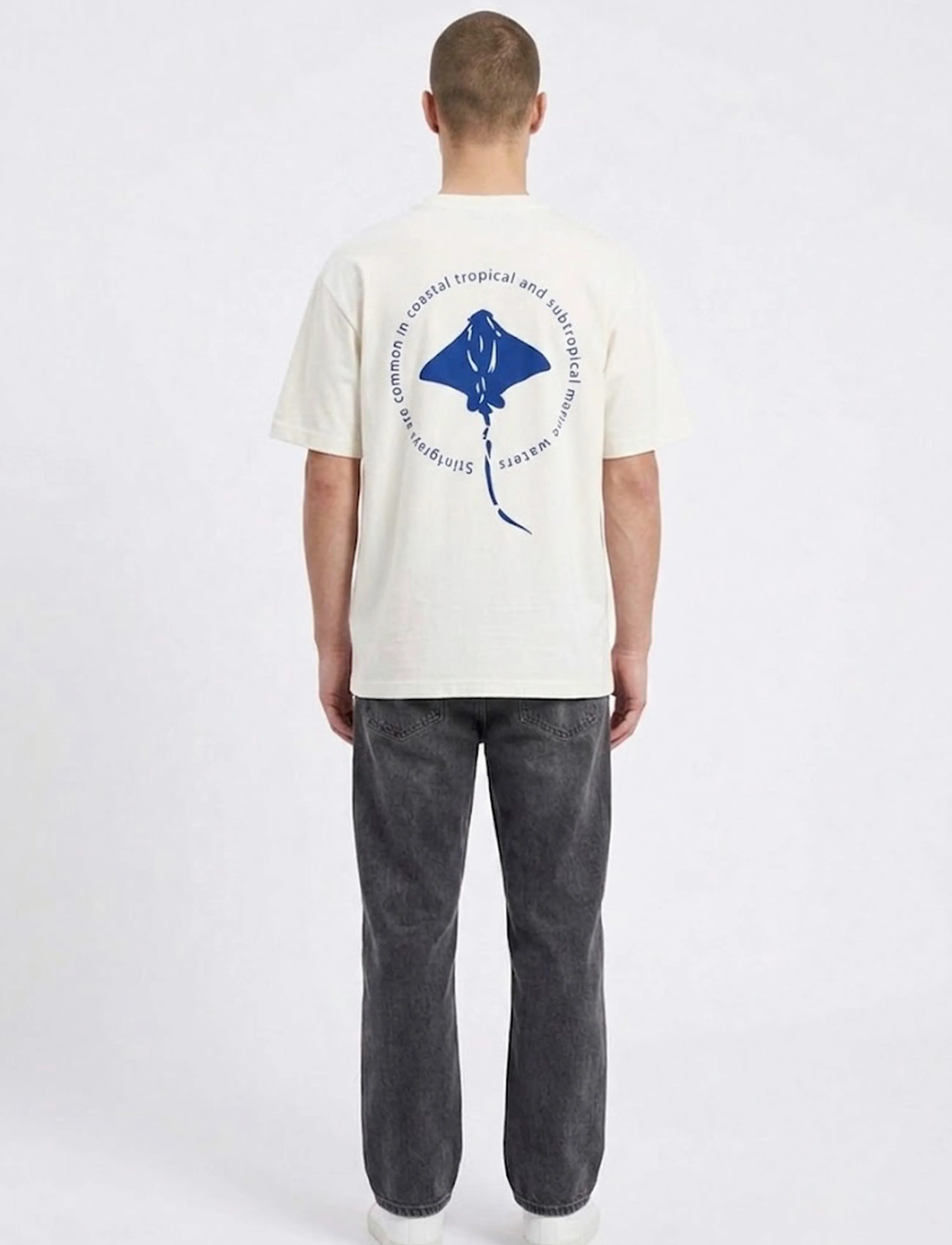 Legends - Bruce Stingray back print tee - laveste priser - snow white - 4