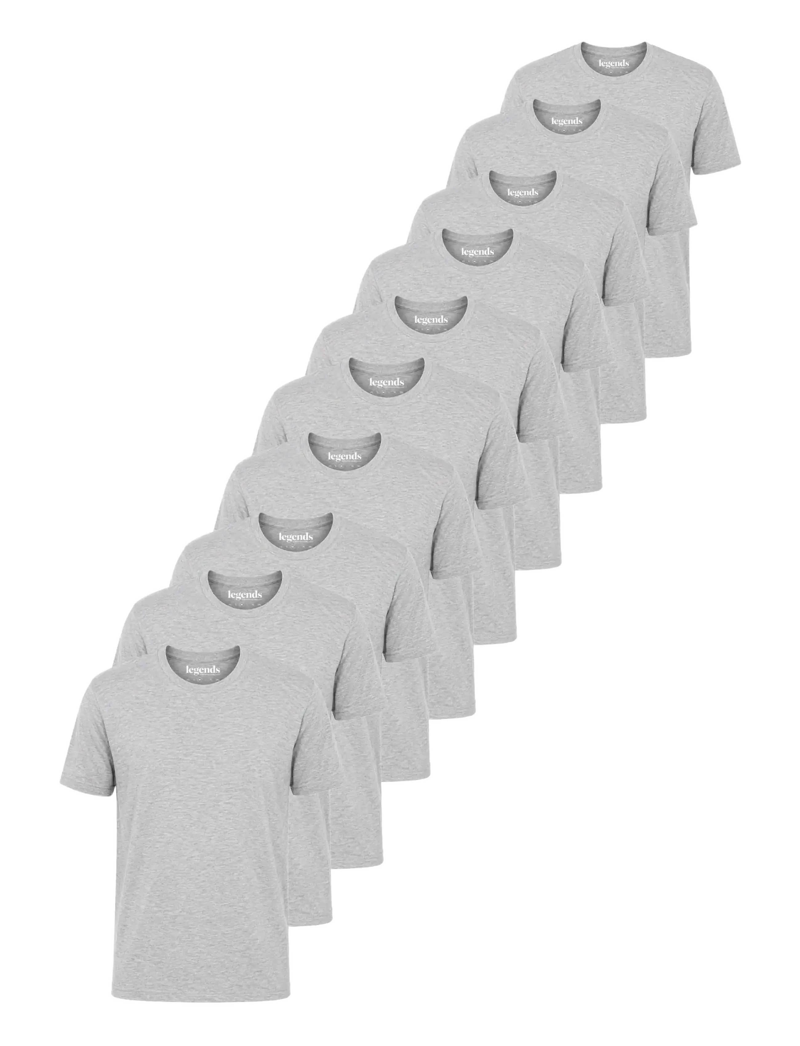Legends Lee 10 PACK - T-särgid - GREY MEL / grey