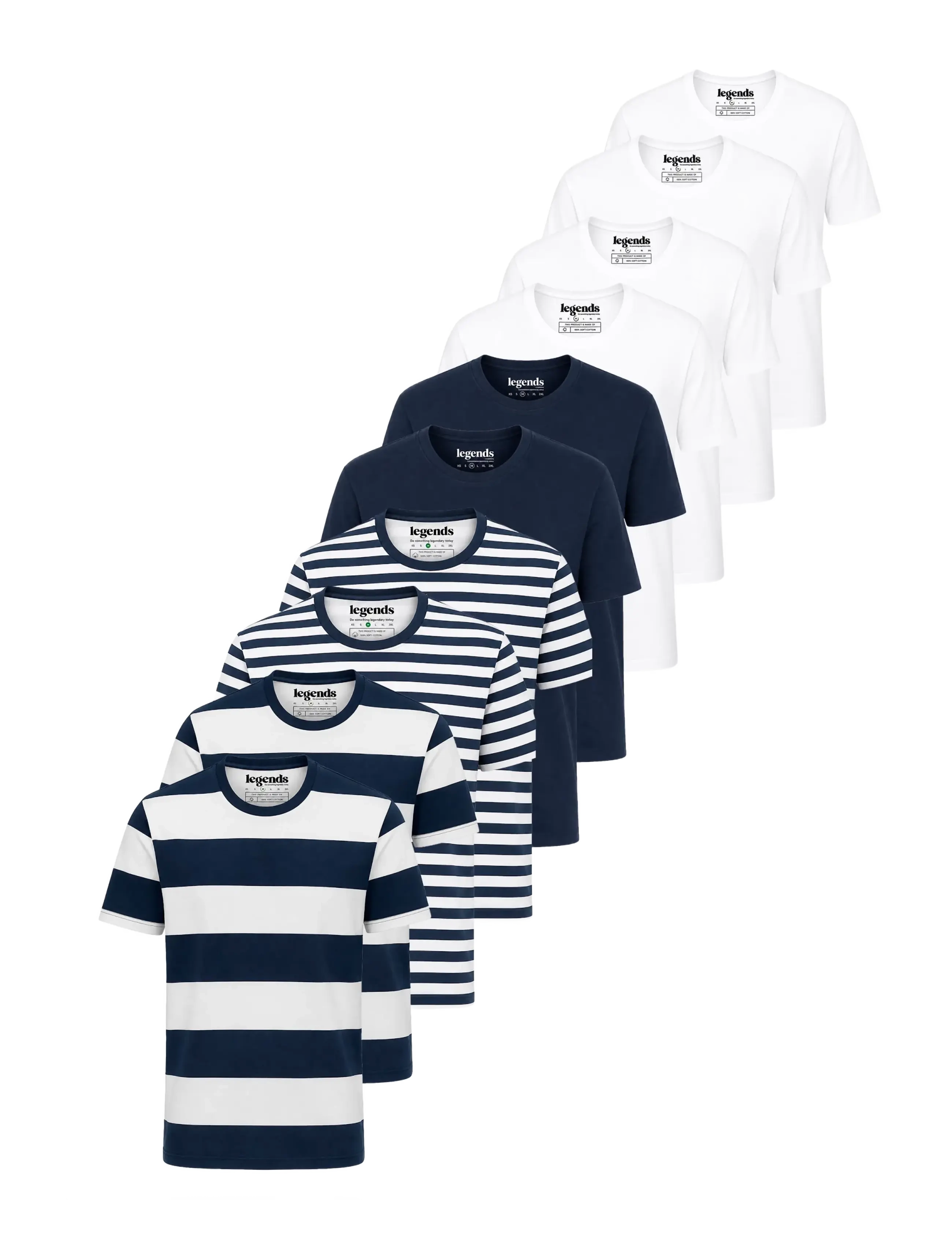 NAVY/WHITE W STRIPE - NAVY/WHITE S STRIPE - NAVY -