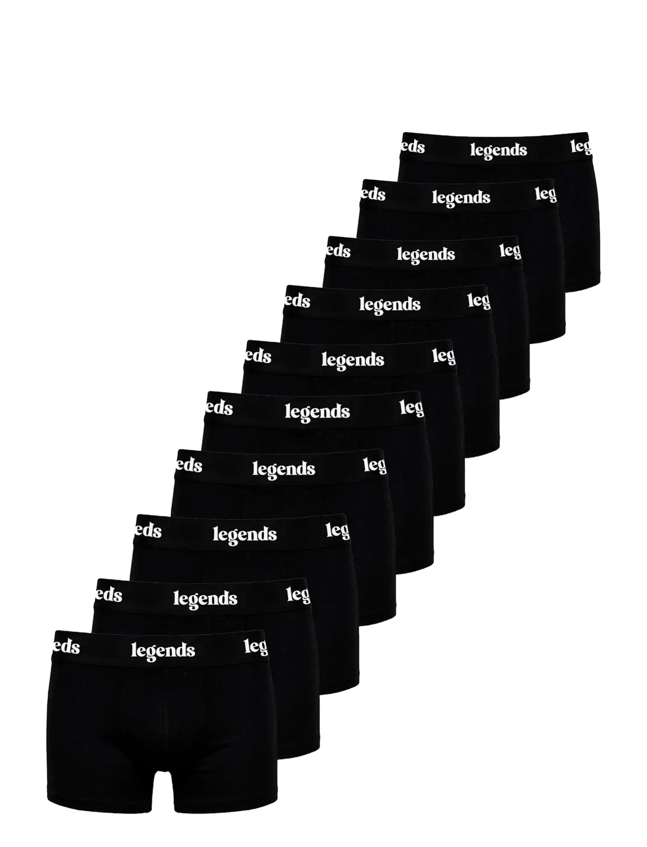 Legends Boxers 10 PACK - Legends - BLACK / black