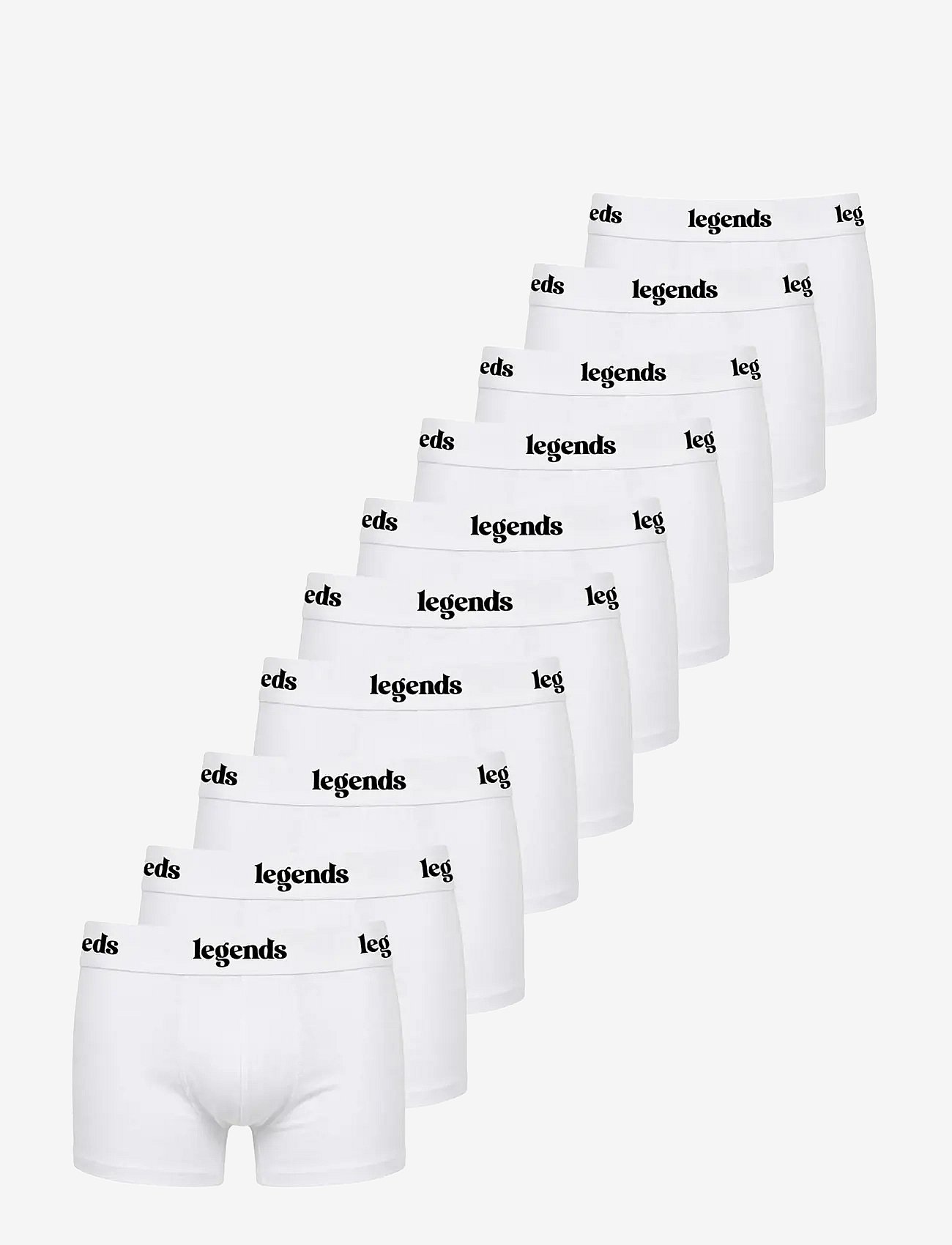 Boxers 10 Pack White Legends