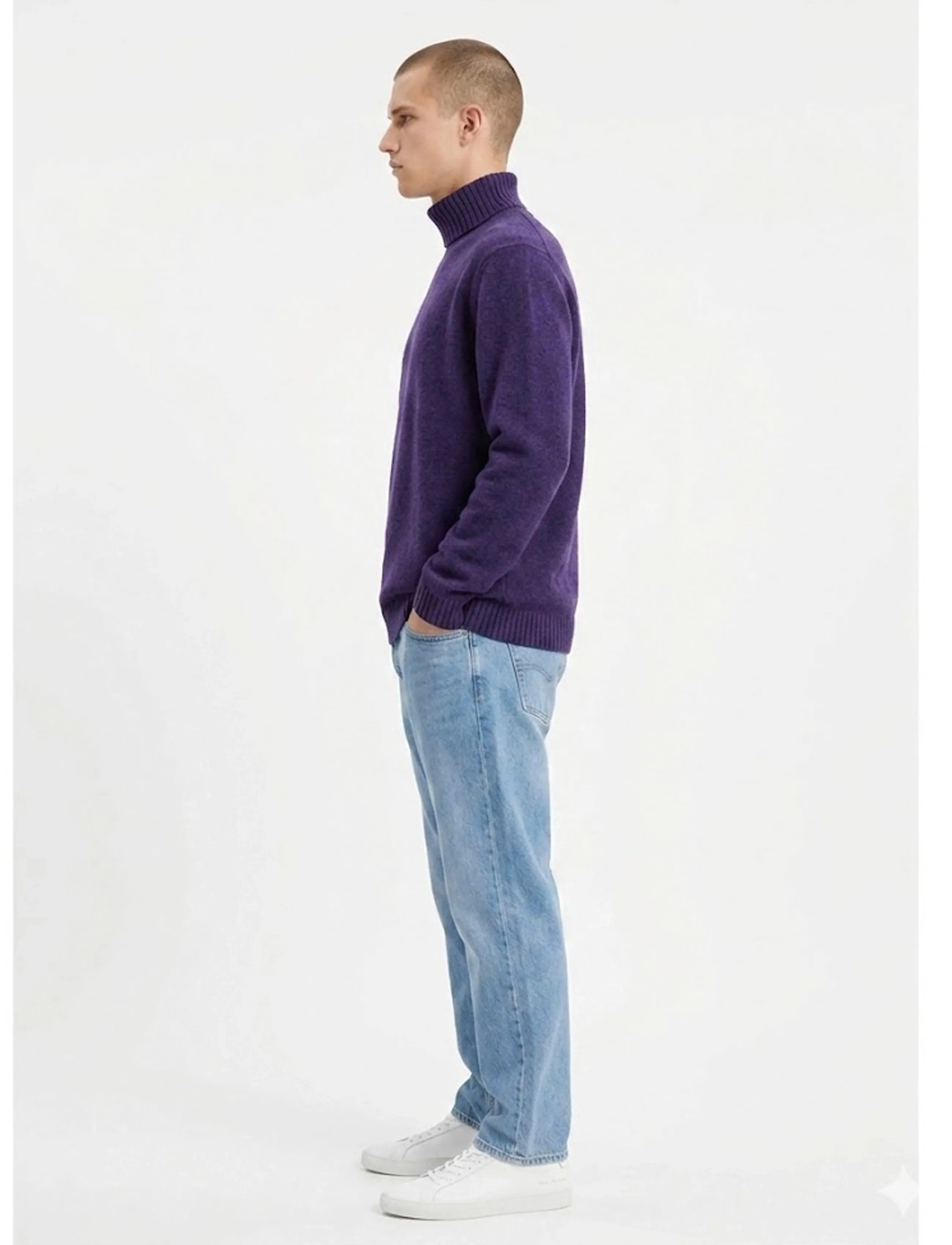 Legends - Ross Soft Turtleneck Knit - navy - 3