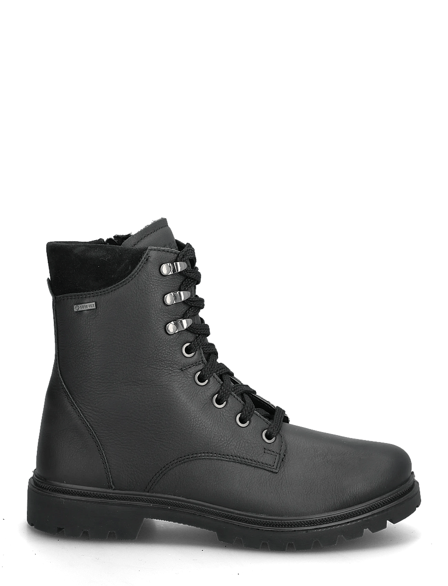 Legero - MONTA - geschnürte stiefel - black - 1