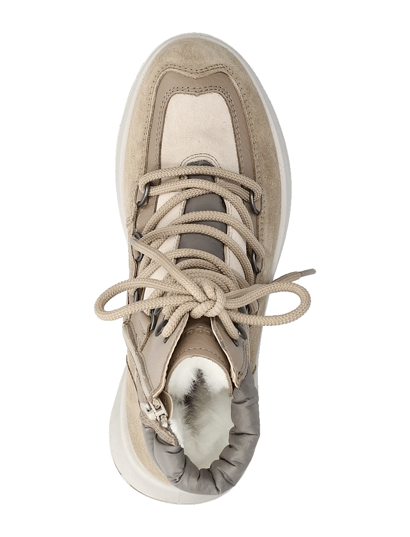 Legero - T4 RUN - laced boots - beige - 3