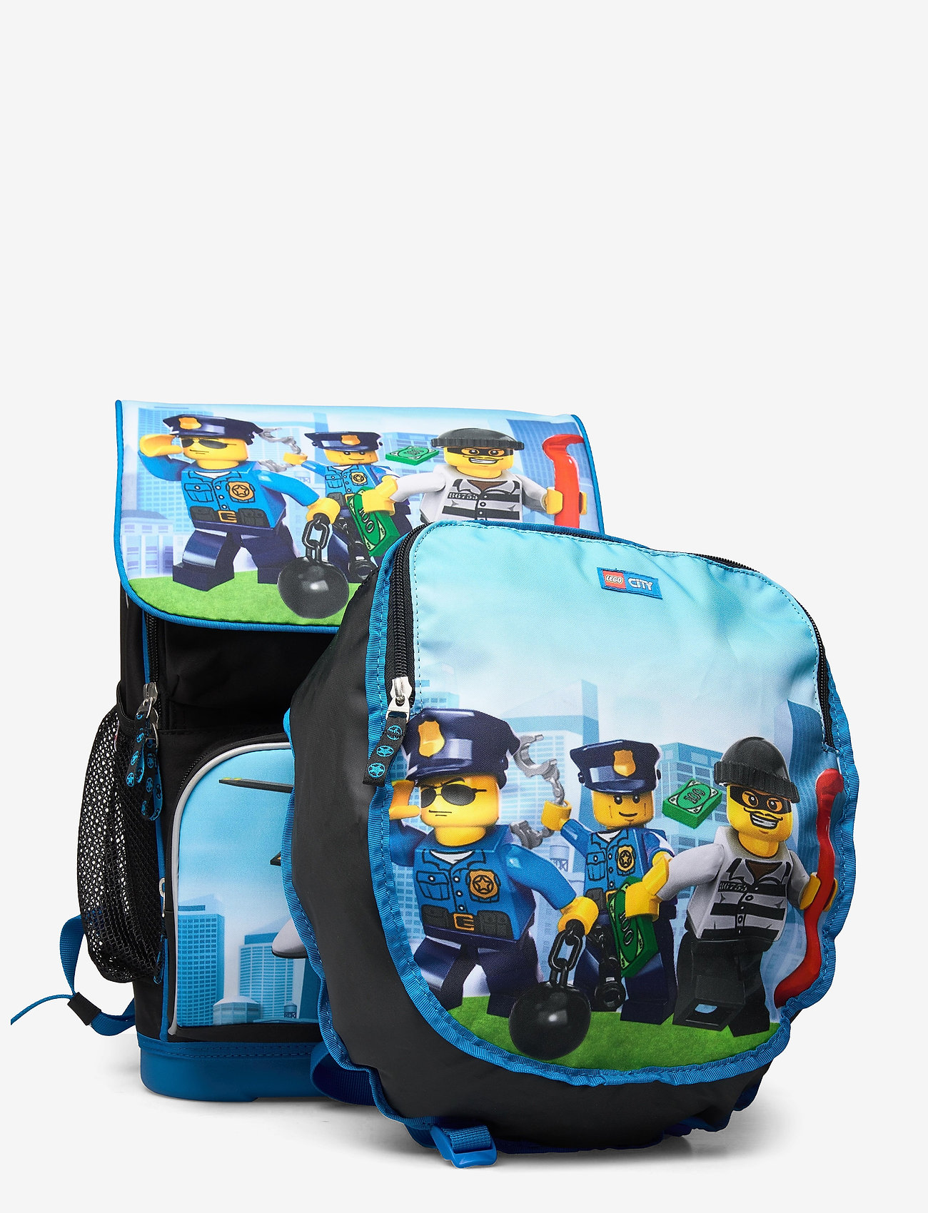 Lego Bags - Optimo School Bag - lego® city police chopper - 0