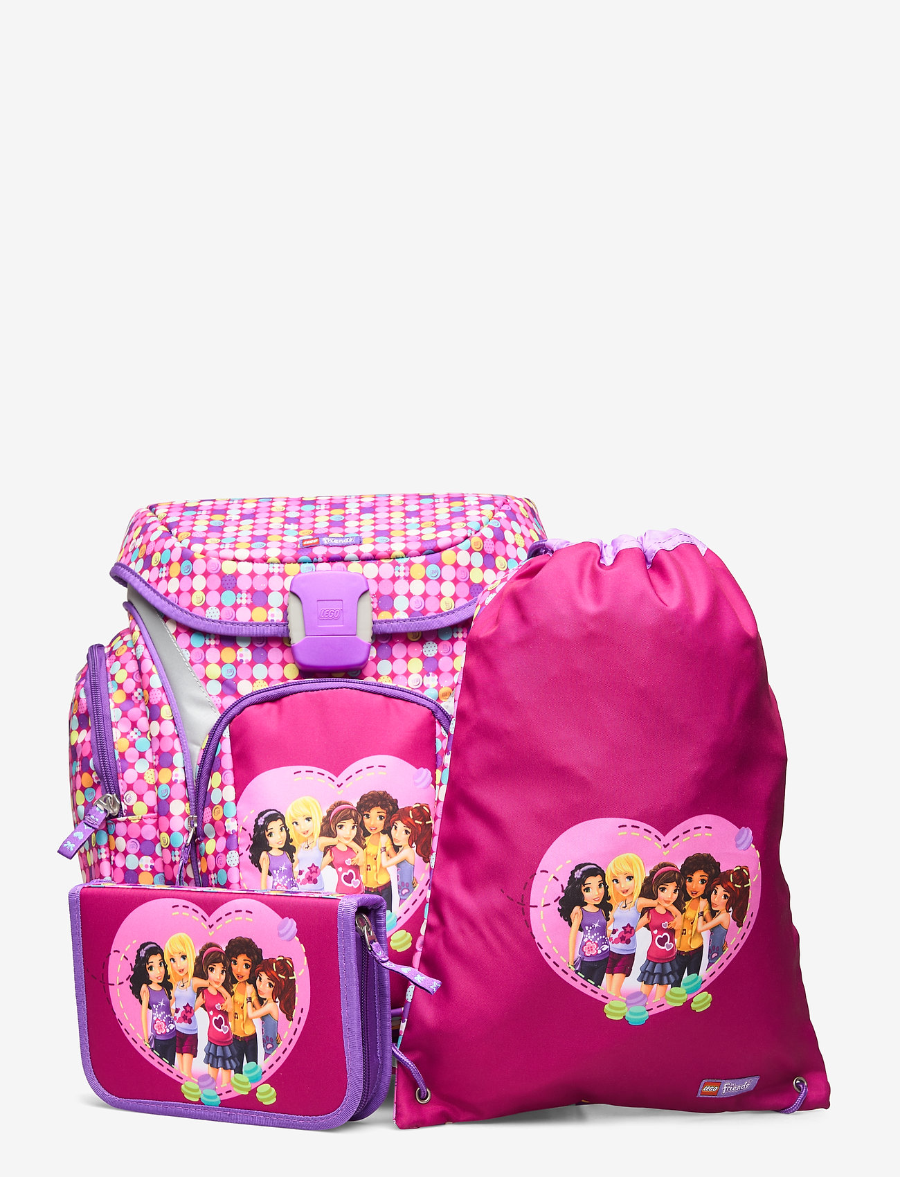 Lego Bags - Explorer School Bag Set - friends™ confetti - 0