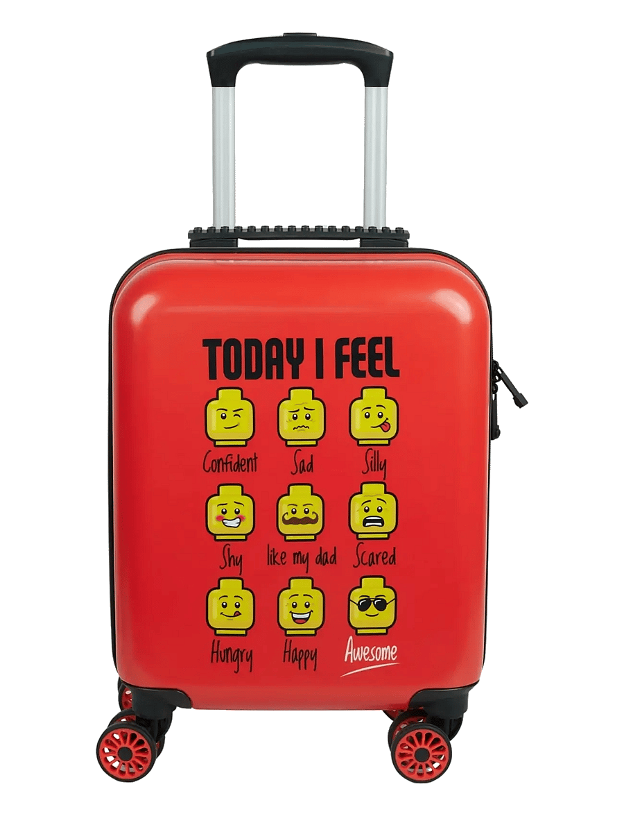 Lego Bags - LEGO® PLAY DATE 16" - reisikohvrid lastele - red, today i feel - 0