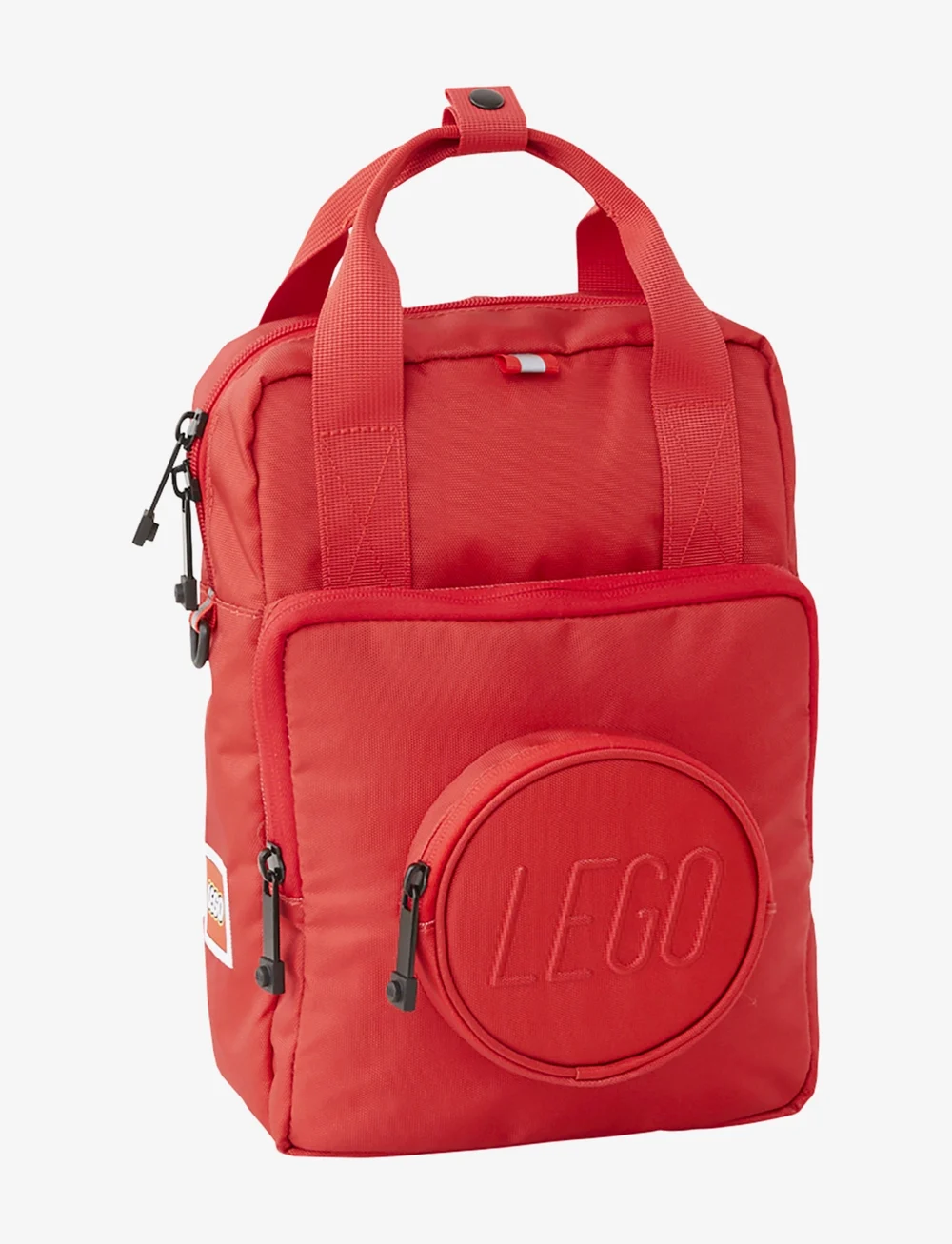 Lego Bags - LEGO Signature Brick 1x1 Kids Backpack - skoletasker - signature brick bright red - 0