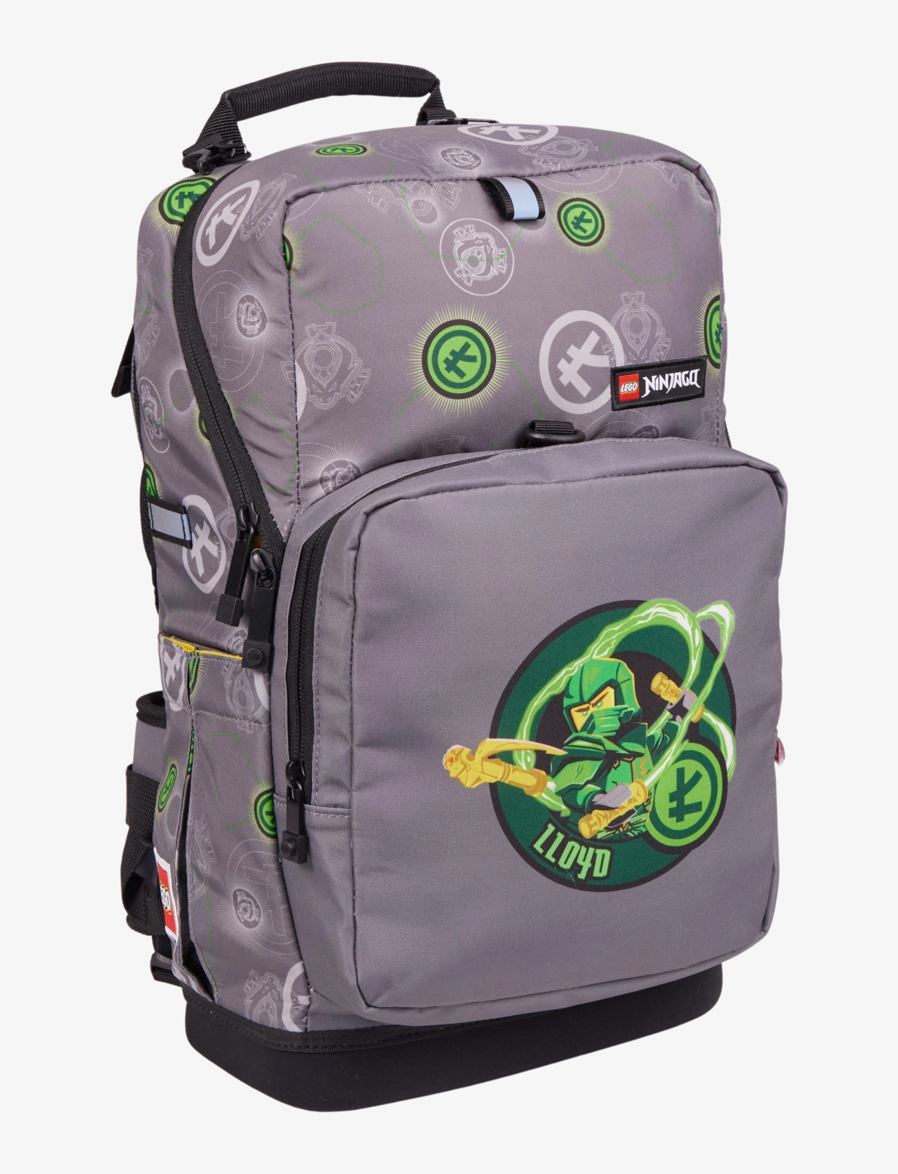 Lego Bags LEGO® Optimo Starter School Bag - Ryggsäckar - NINJAGO® ELEMENTAL MASTER OF ENERGY / grey