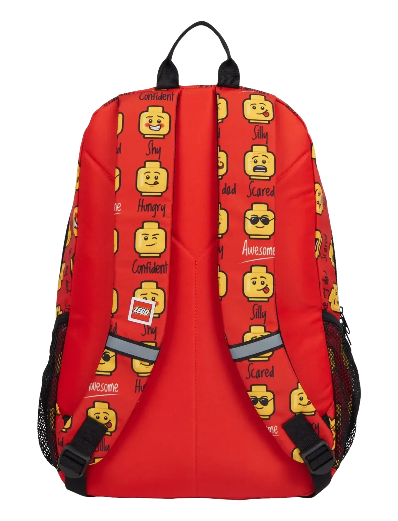 Lego Bags - LEGO® School Backpack - skolväskor - minifigures™, red, today i feel - 1
