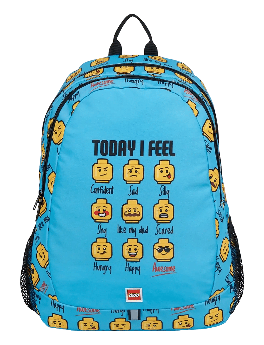 Lego Bags - LEGO® School Backpack - skolväskor - minifigures™, today i feel - 0