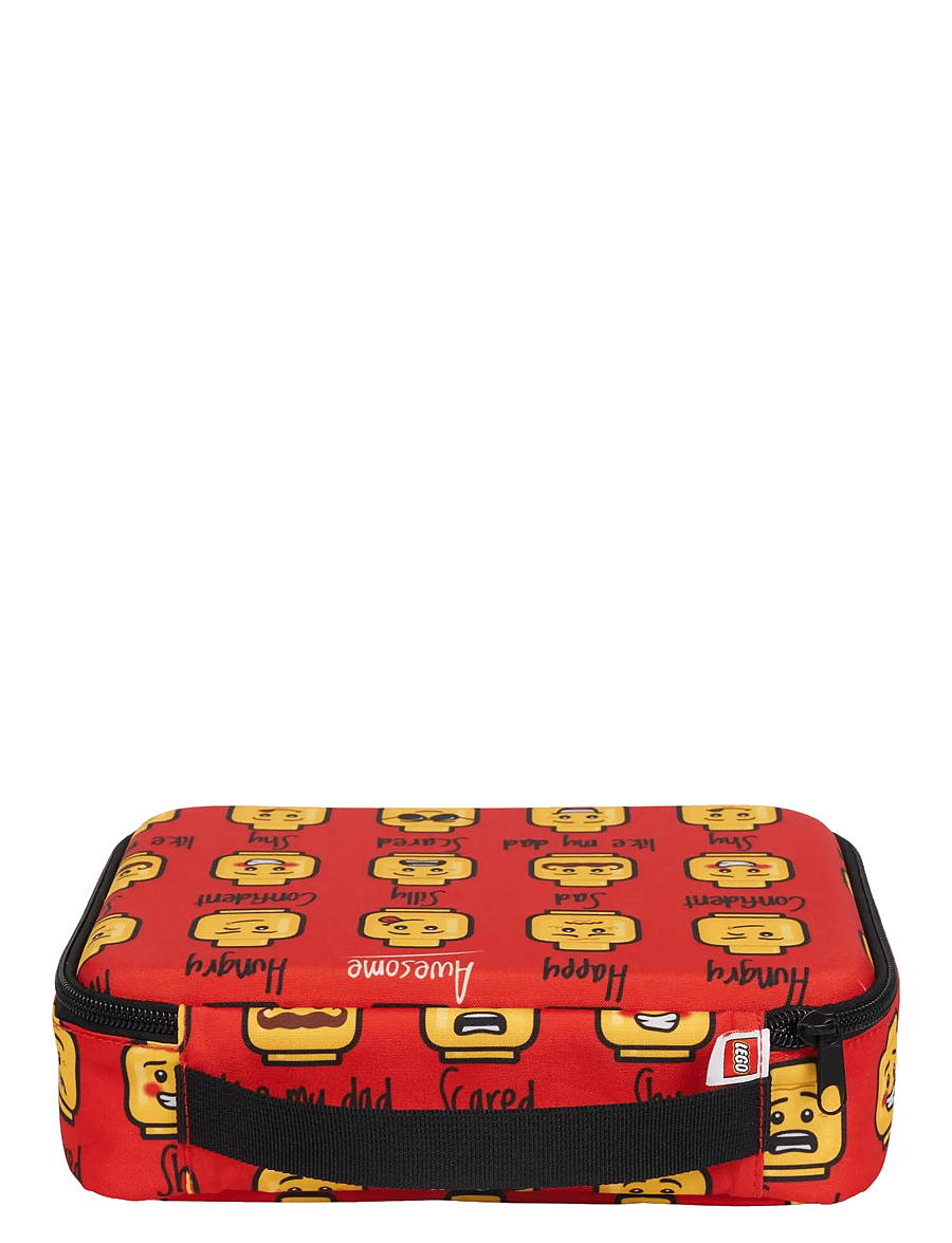 Lego Bags - LEGO® Lunchbox - lunchlådor - minifigures™, red, today i feel - 0