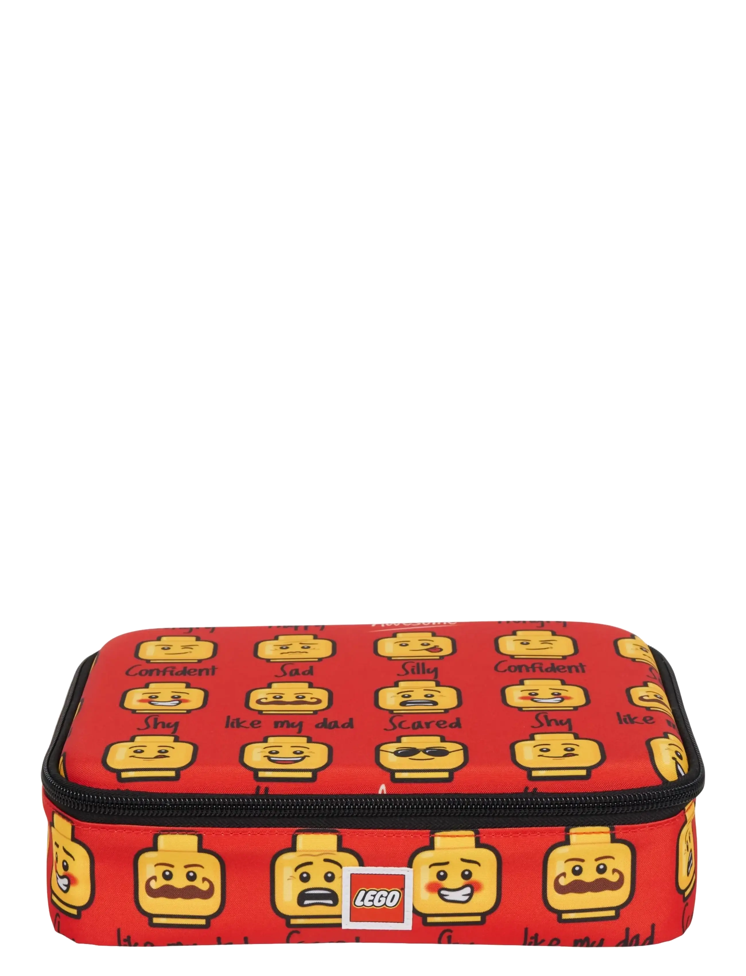 Lego Bags - LEGO® Lunchbox - lunchlådor - minifigures™, red, today i feel - 1