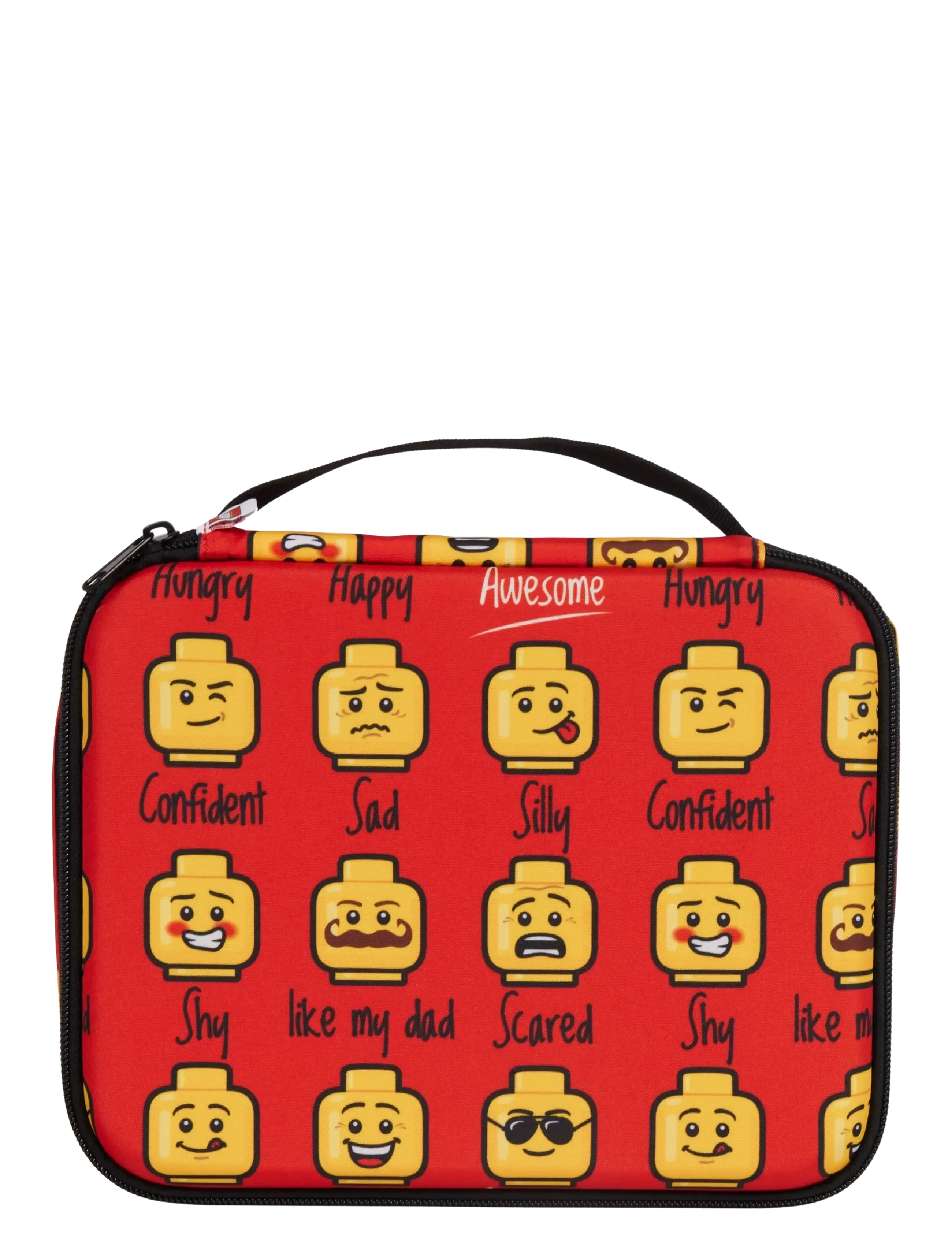 Lego Bags - LEGO® Lunchbox - lunchlådor - minifigures™, red, today i feel - 3