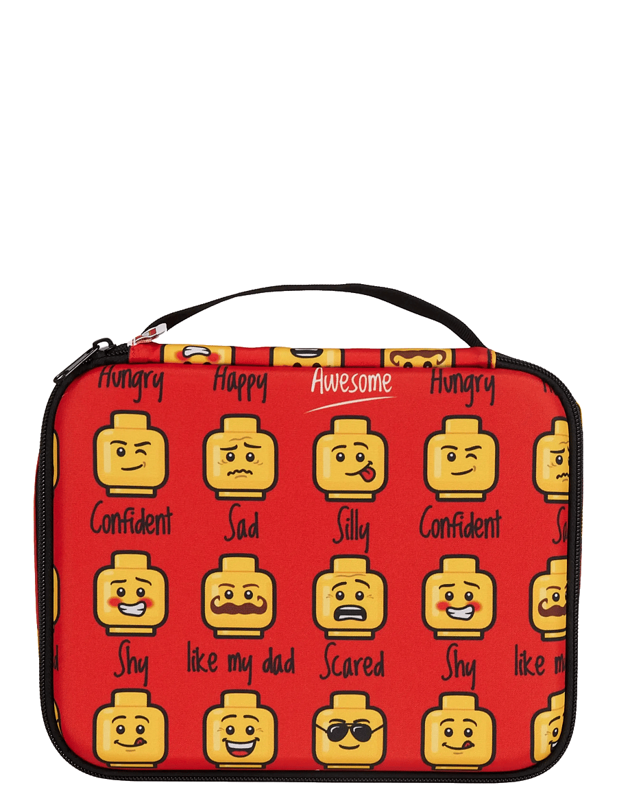 Lego Bags - LEGO® Lunchbox - lunchlådor - minifigures™, red, today i feel - 3
