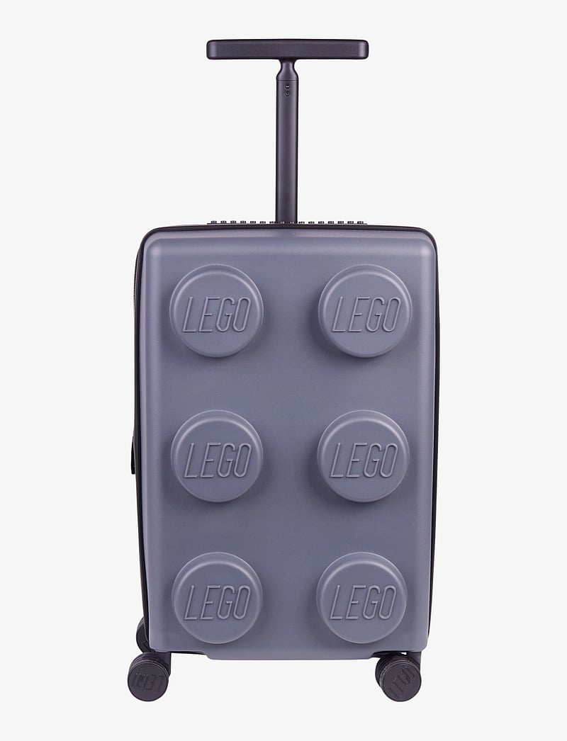 Lego Bags - LEGO® Brick 2x3 Trolley Expandable - rejsetasker til børn - stone grey - 0