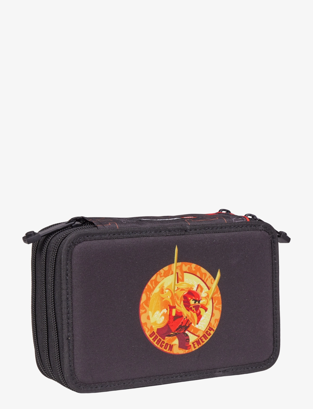 Lego Bags LEGO® 3 Layer Pencil Case with Content - Pennfodral - NINJAGO® DRAGON ENERGY / black